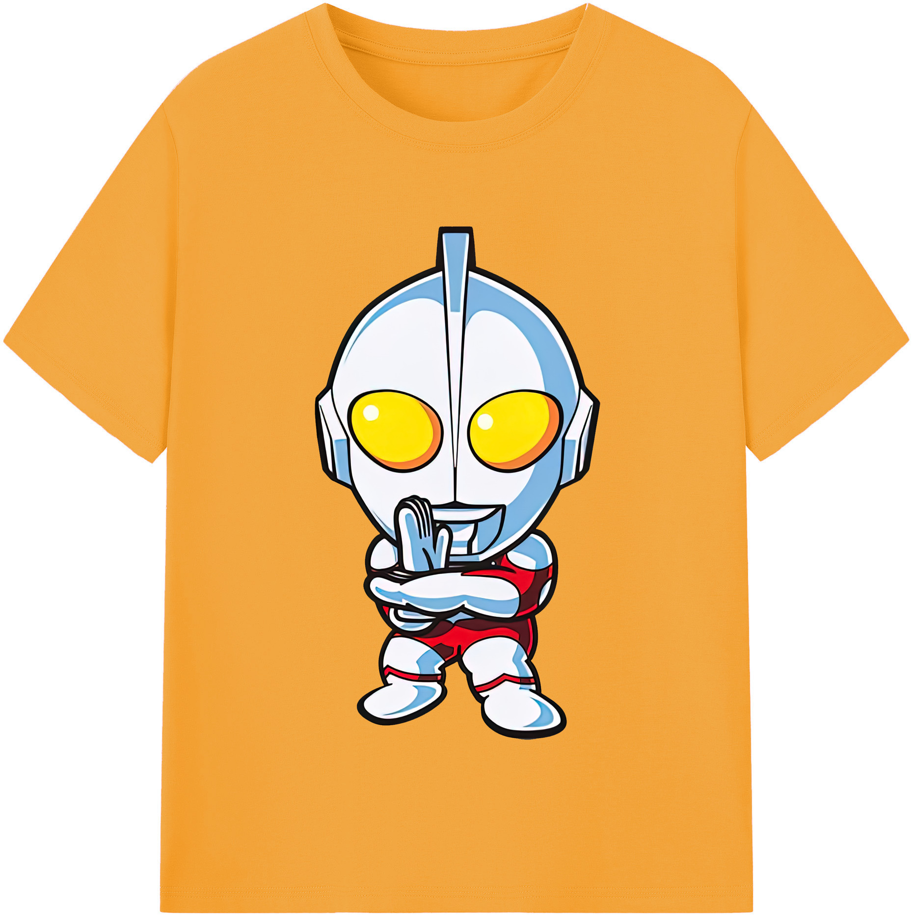 （画像用） ウルトラマン Ultraman レディースカジュアルプリントTシャツ（綿100％）
