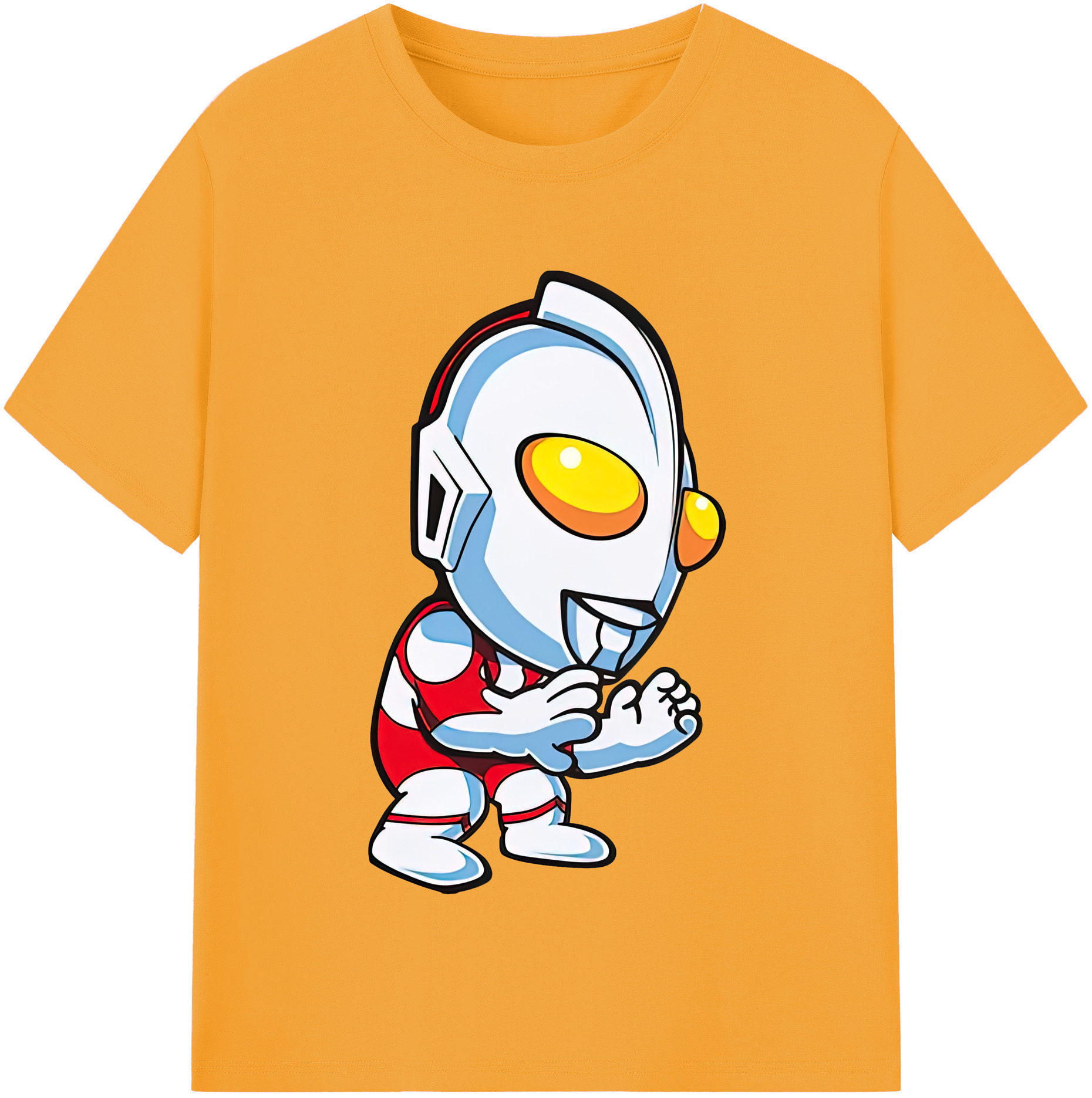 （画像用） ウルトラマン Ultraman レディースカジュアルプリントTシャツ（綿100％）