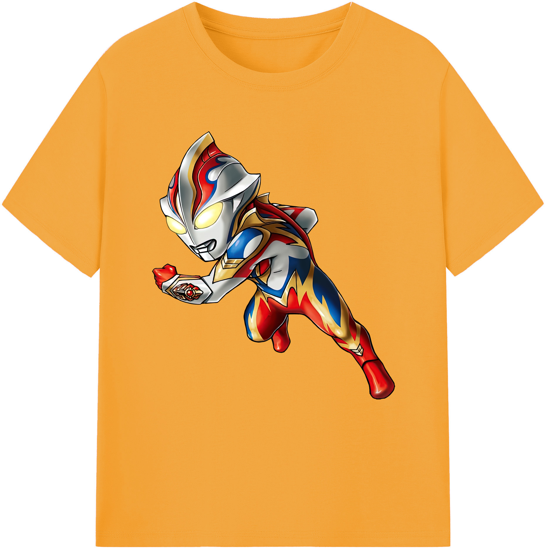 （画像用） ウルトラマン Ultraman レディースカジュアルプリントTシャツ（綿100％）