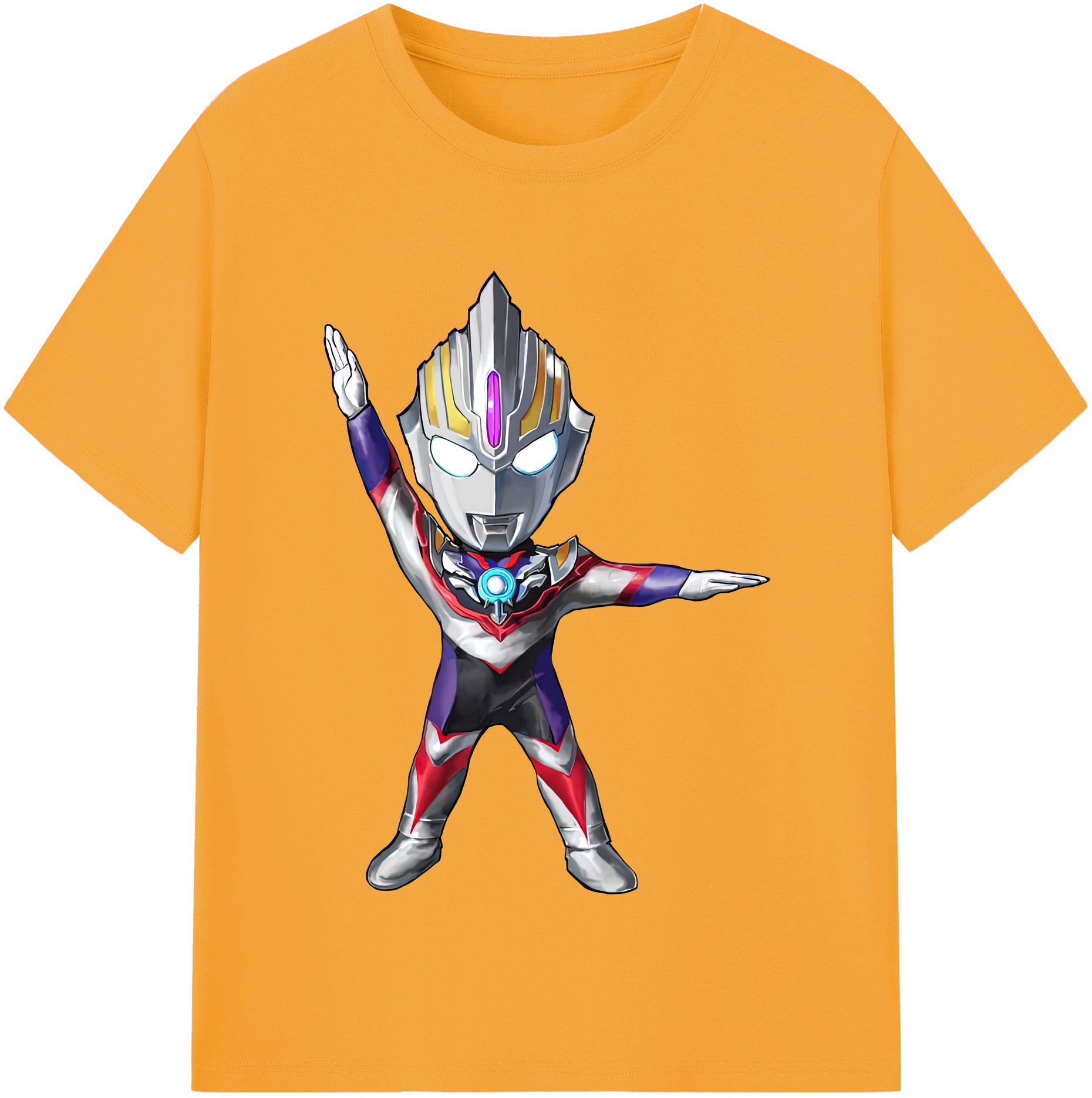（画像用） ウルトラマン Ultraman レディースカジュアルプリントTシャツ（綿100％）