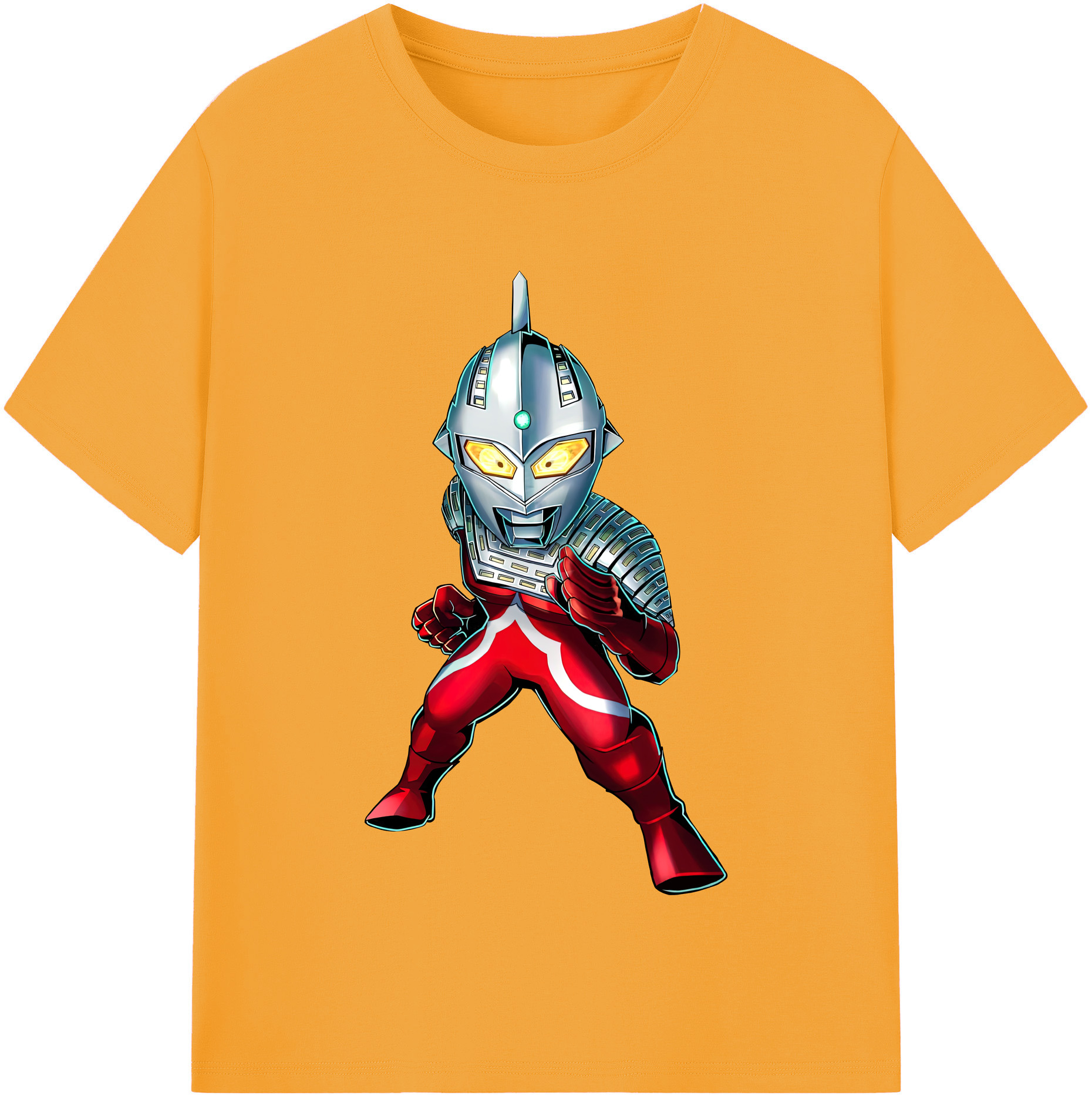（画像用） ウルトラマン Ultraman レディースカジュアルプリントTシャツ（綿100％）