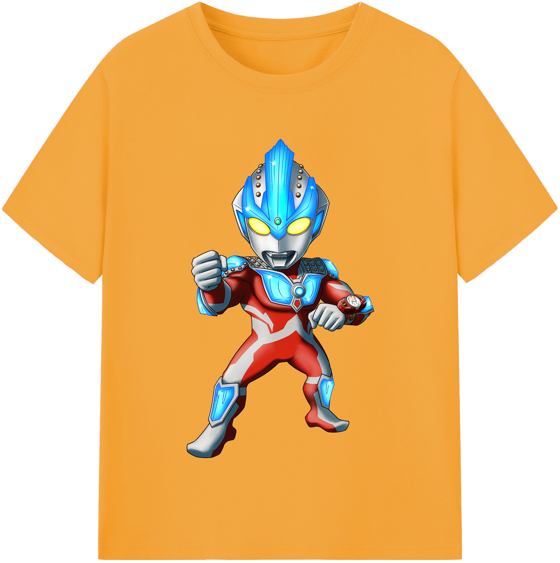 （画像用） ウルトラマン Ultraman レディースカジュアルプリントTシャツ（綿100％）