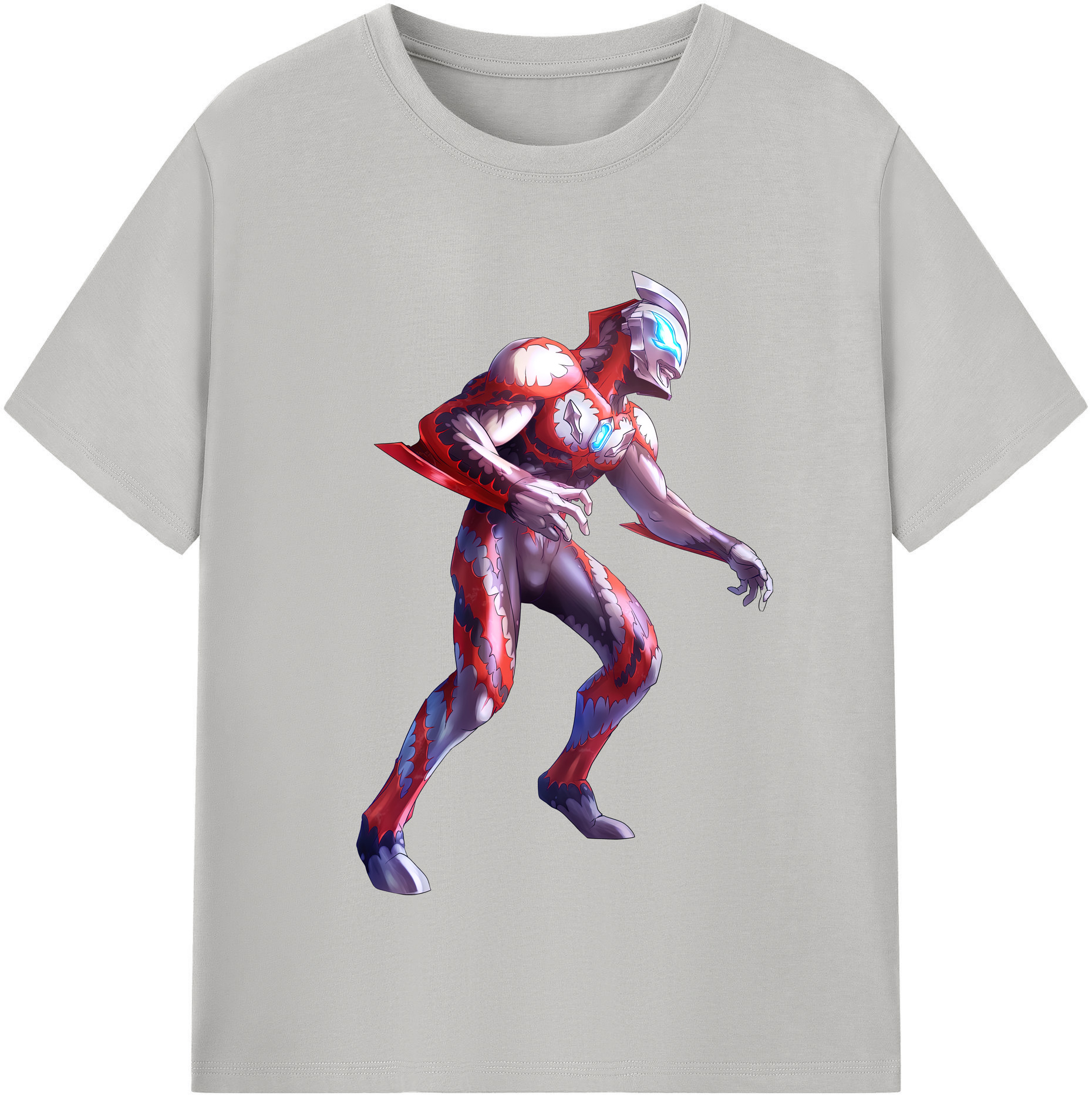 （画像用） ウルトラマン Ultraman レディースカジュアルプリントTシャツ（綿100％）