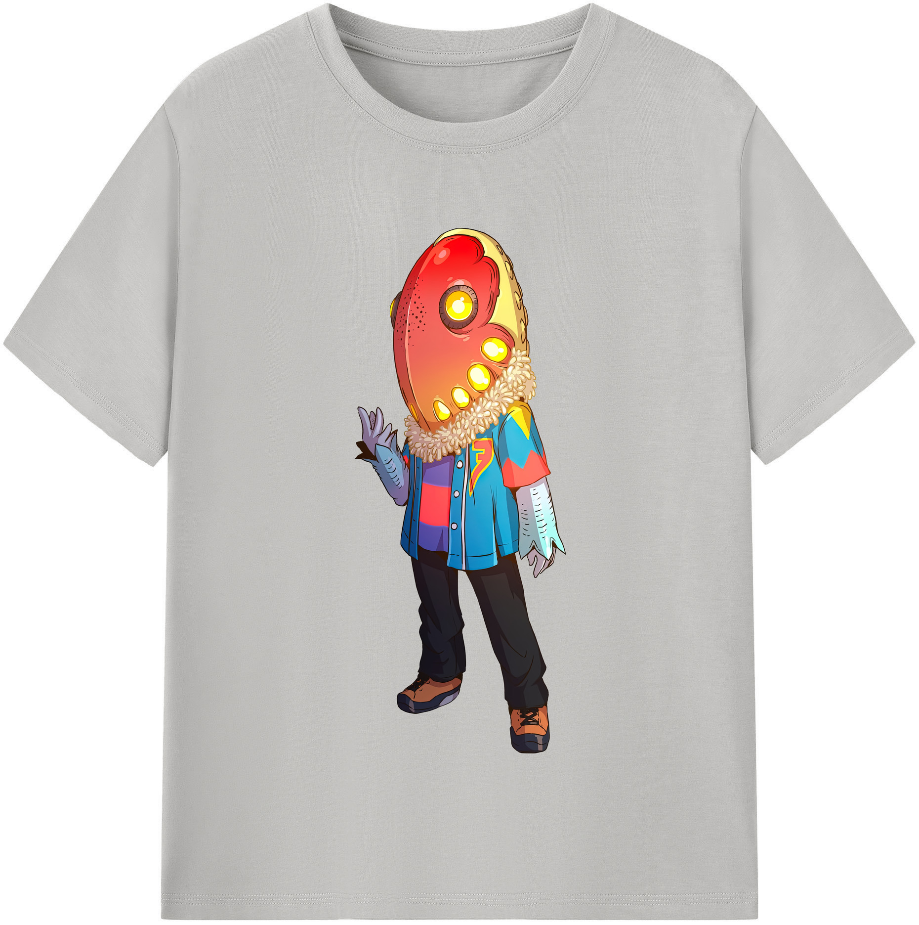 （画像用） ウルトラマン Ultraman レディースカジュアルプリントTシャツ（綿100％）