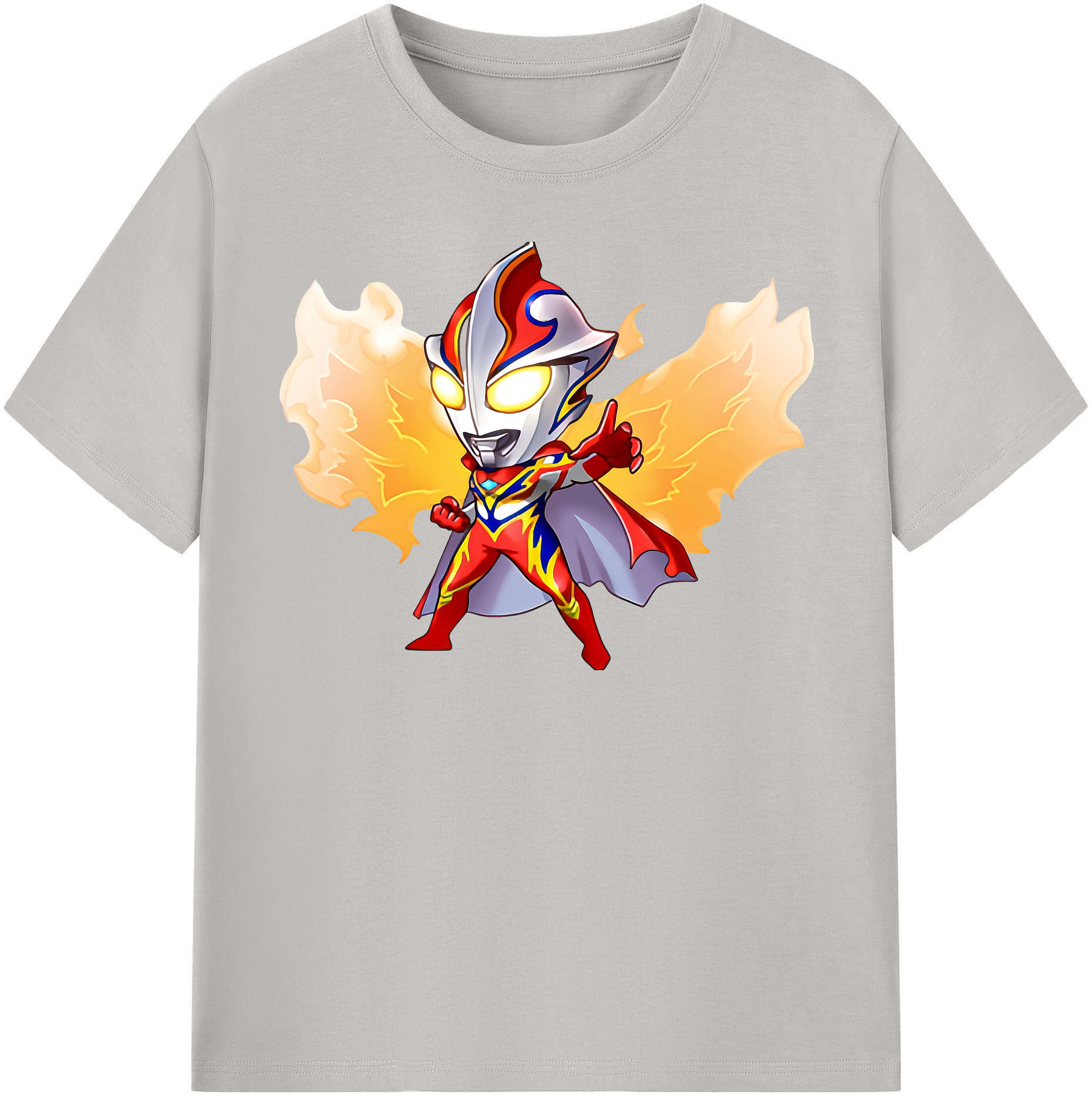 （画像用） ウルトラマン Ultraman レディースカジュアルプリントTシャツ（綿100％）