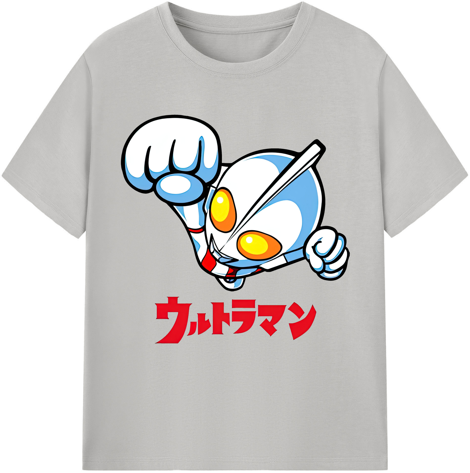 （画像用） ウルトラマン Ultraman レディースカジュアルプリントTシャツ（綿100％）