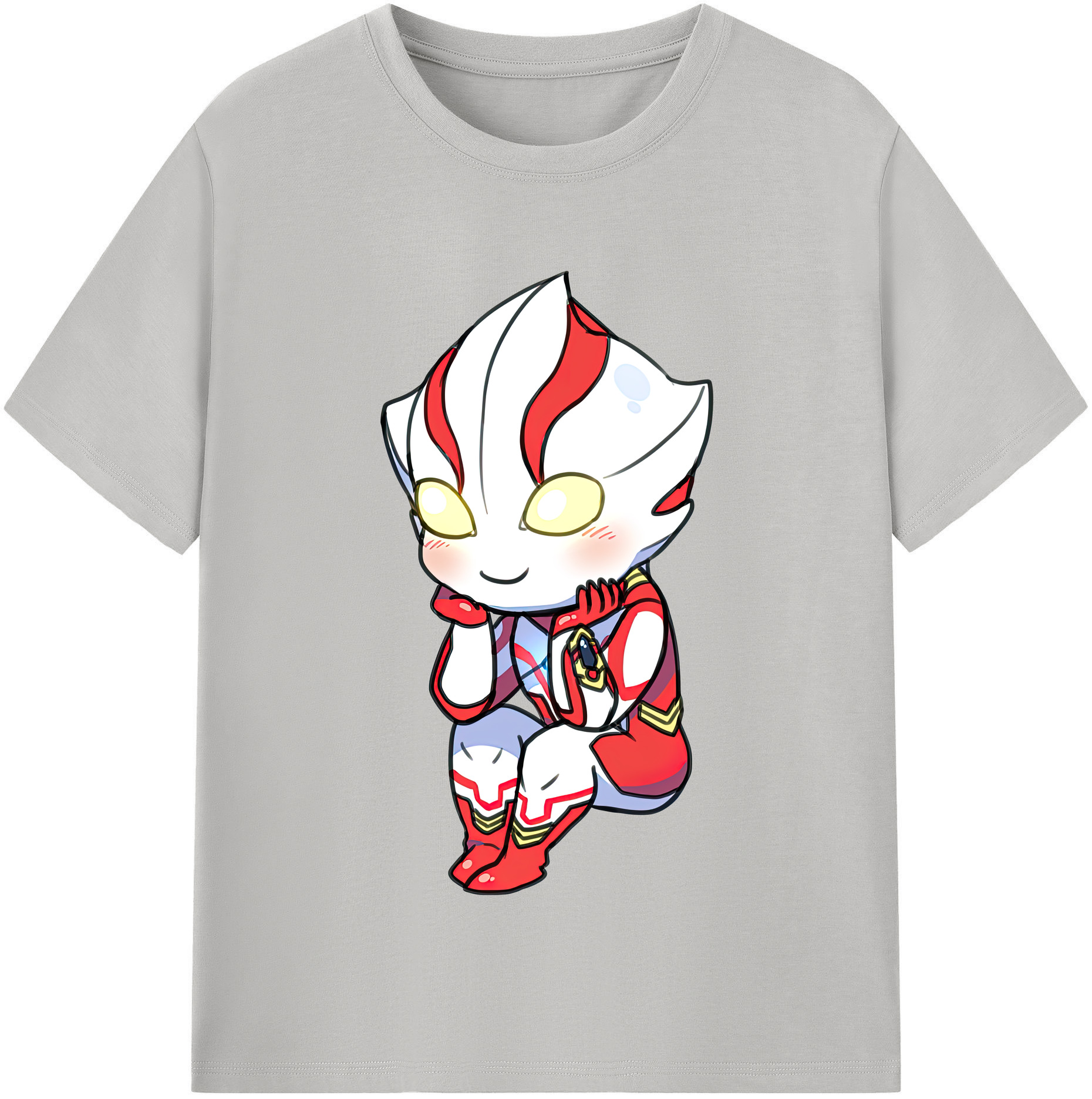 （画像用） ウルトラマン Ultraman レディースカジュアルプリントTシャツ（綿100％）