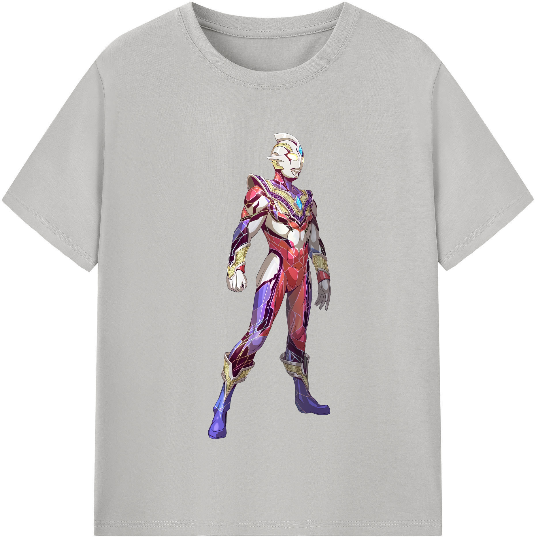 （画像用） ウルトラマン Ultraman レディースカジュアルプリントTシャツ（綿100％）