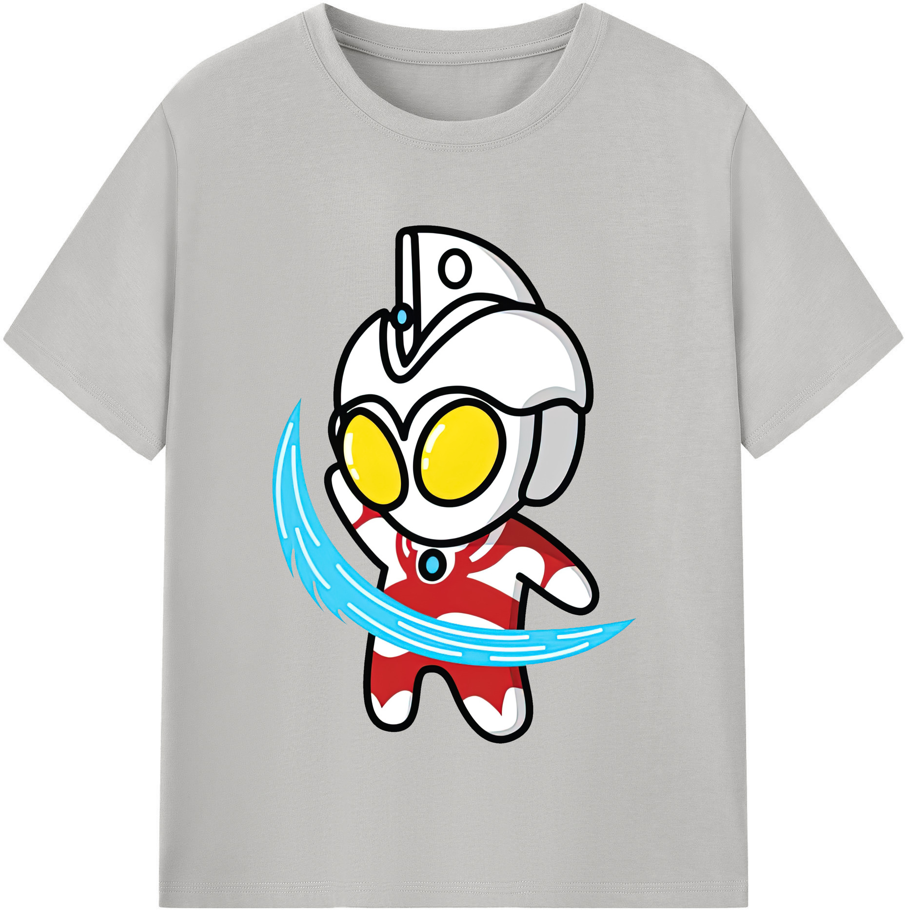 （画像用） ウルトラマン Ultraman レディースカジュアルプリントTシャツ（綿100％）