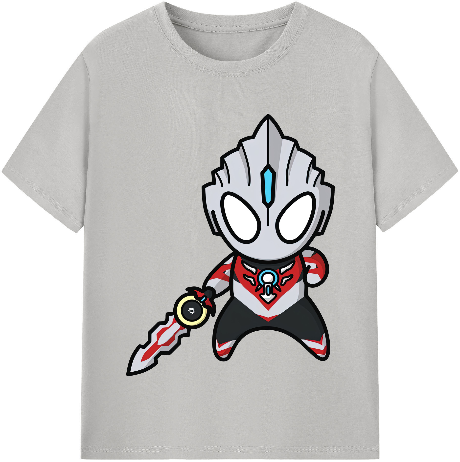 （画像用） ウルトラマン Ultraman レディースカジュアルプリントTシャツ（綿100％）