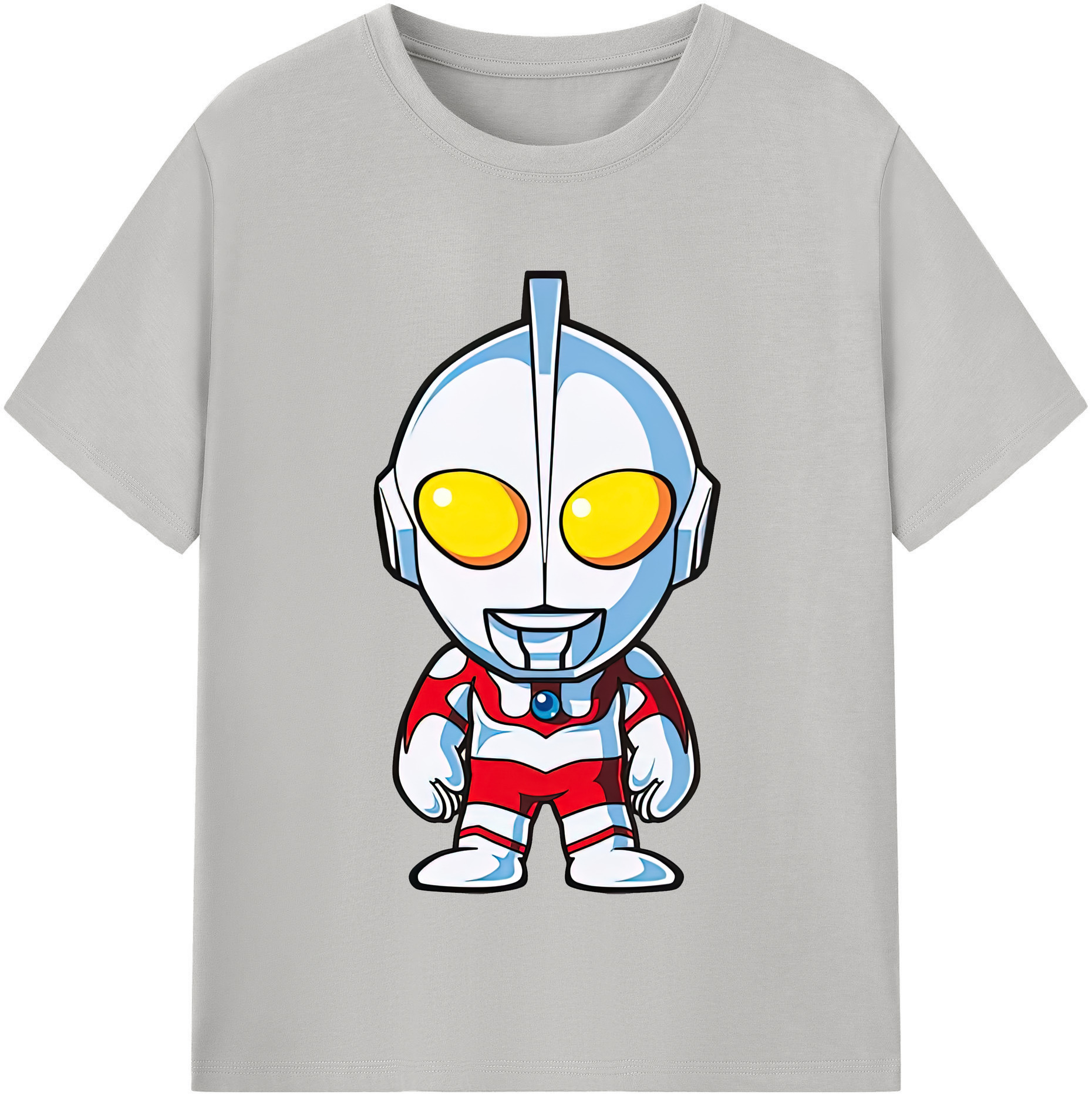 （画像用） ウルトラマン Ultraman レディースカジュアルプリントTシャツ（綿100％）