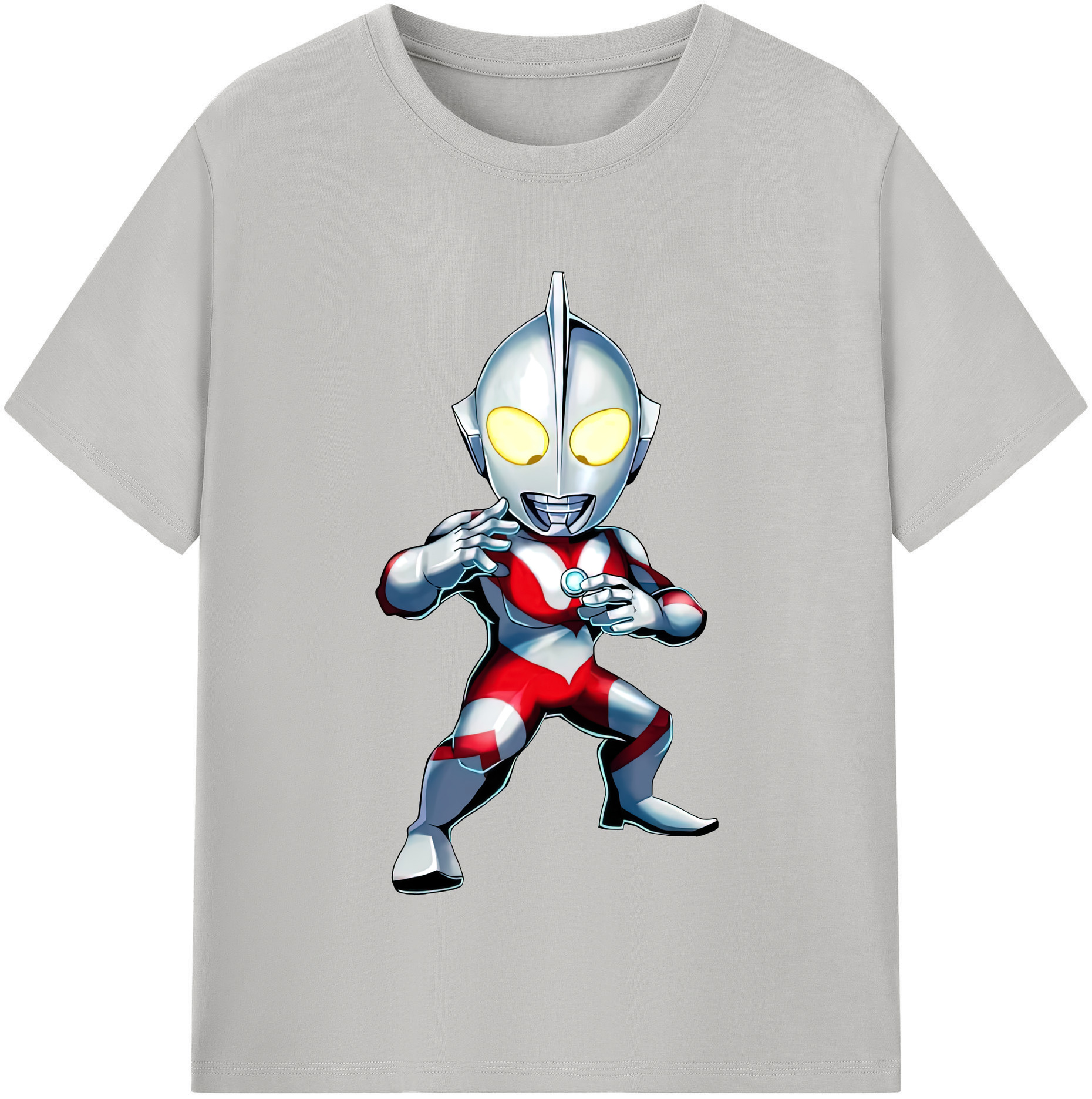 （画像用） ウルトラマン Ultraman レディースカジュアルプリントTシャツ（綿100％）
