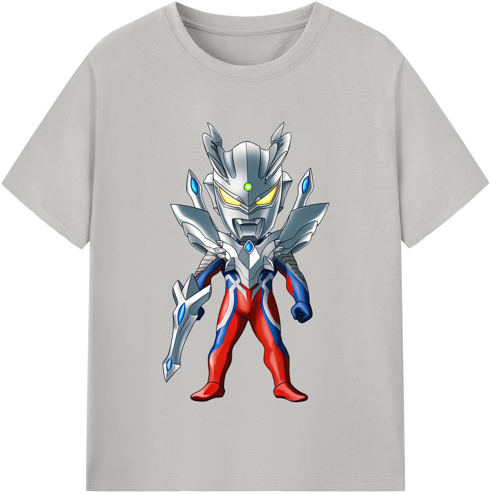 （画像用） ウルトラマン Ultraman レディースカジュアルプリントTシャツ（綿100％）