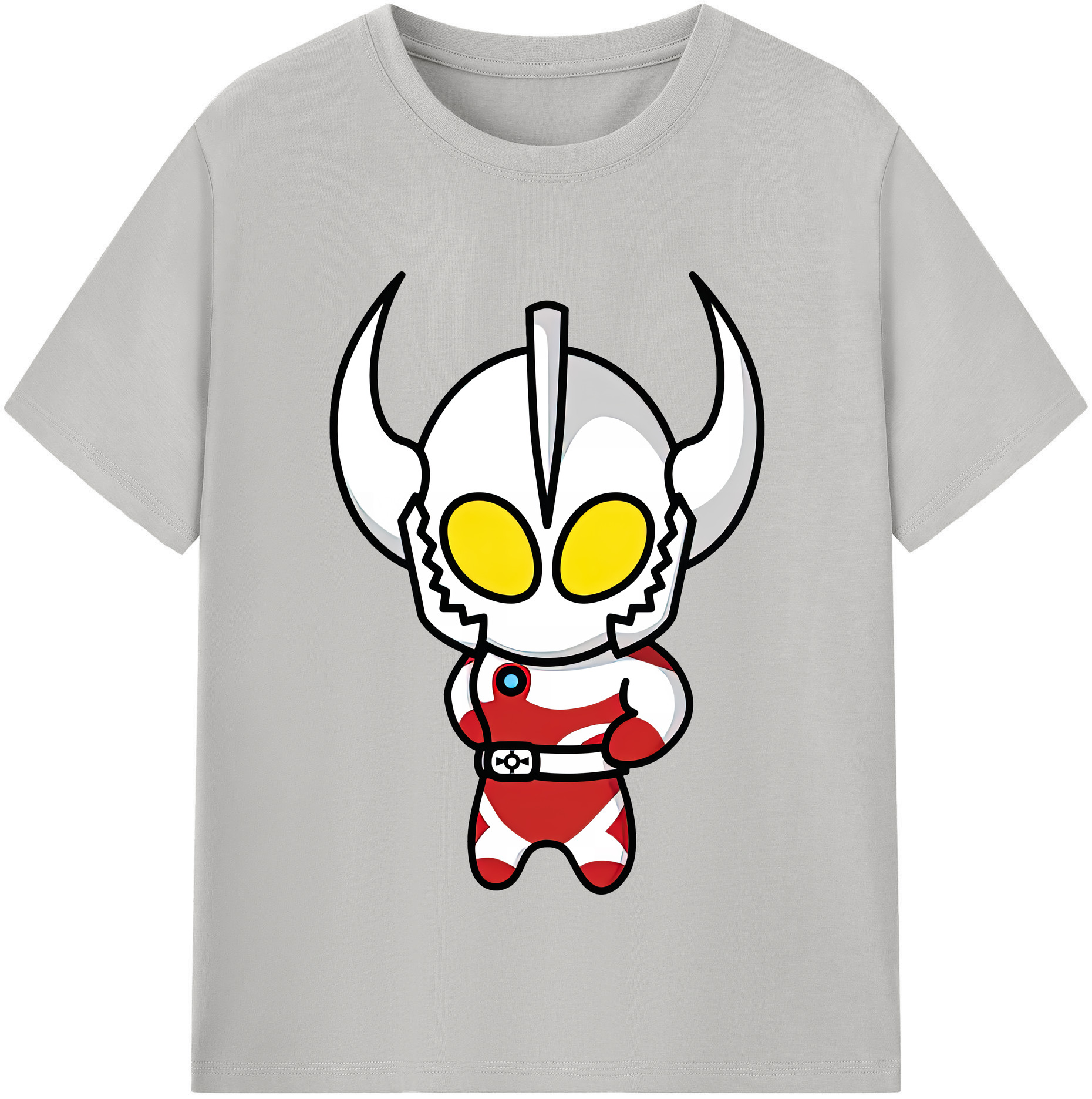 （画像用） ウルトラマン Ultraman レディースカジュアルプリントTシャツ（綿100％）