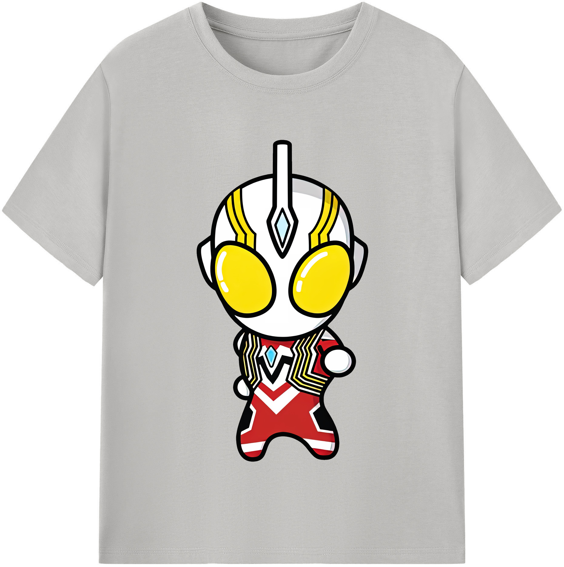 （画像用） ウルトラマン Ultraman レディースカジュアルプリントTシャツ（綿100％）