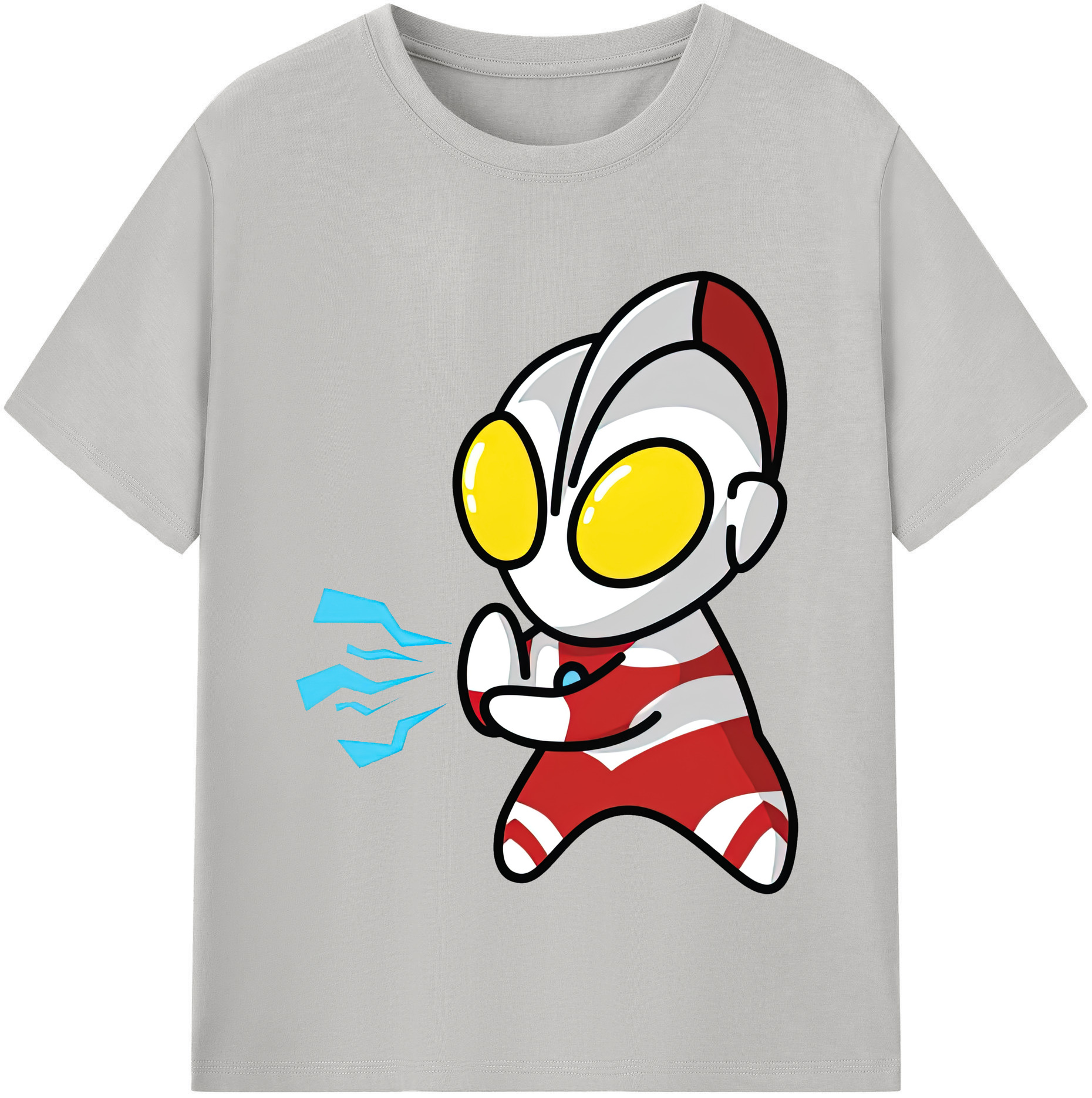 （画像用） ウルトラマン Ultraman レディースカジュアルプリントTシャツ（綿100％）