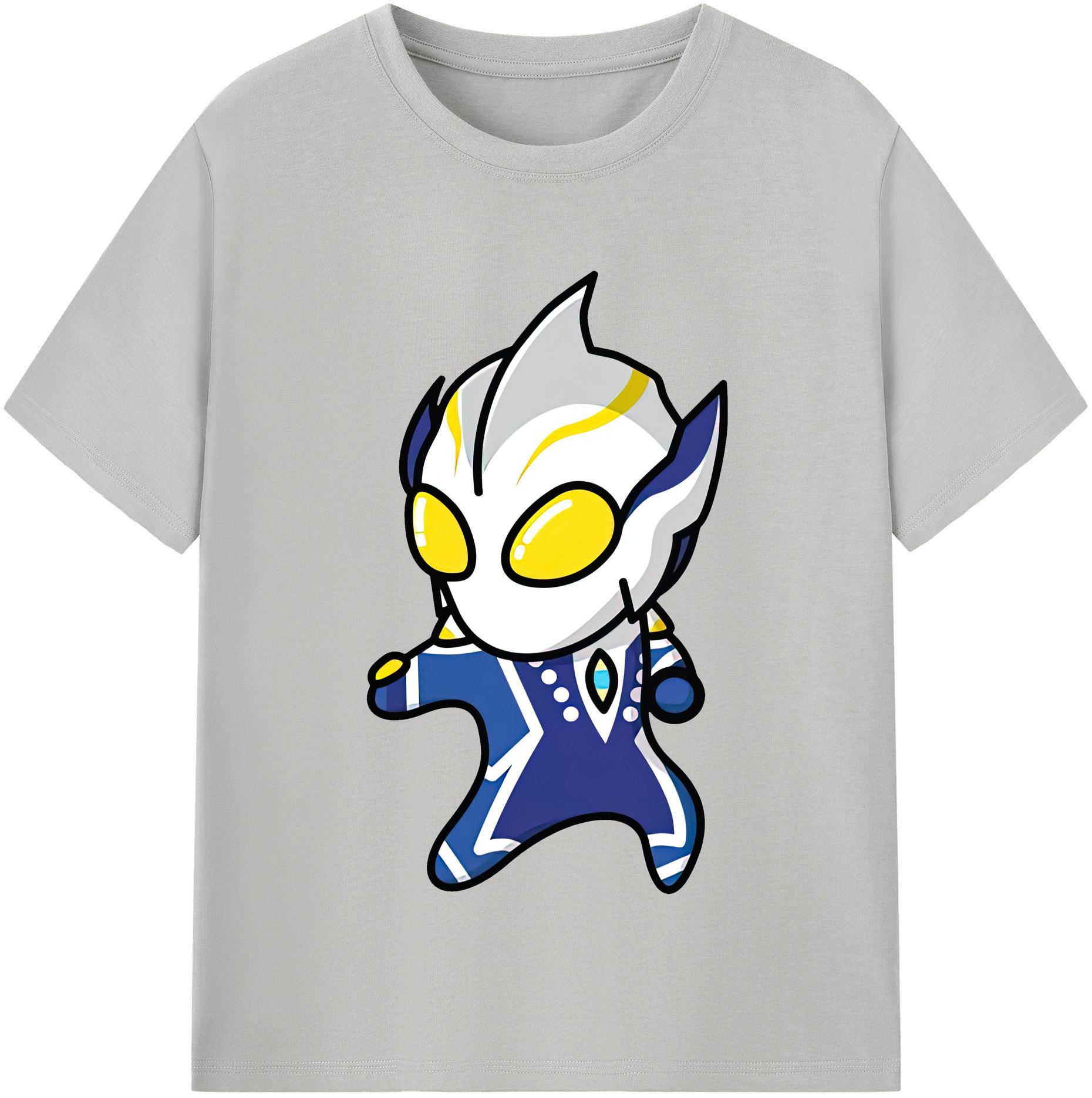 （画像用） ウルトラマン Ultraman レディースカジュアルプリントTシャツ（綿100％）