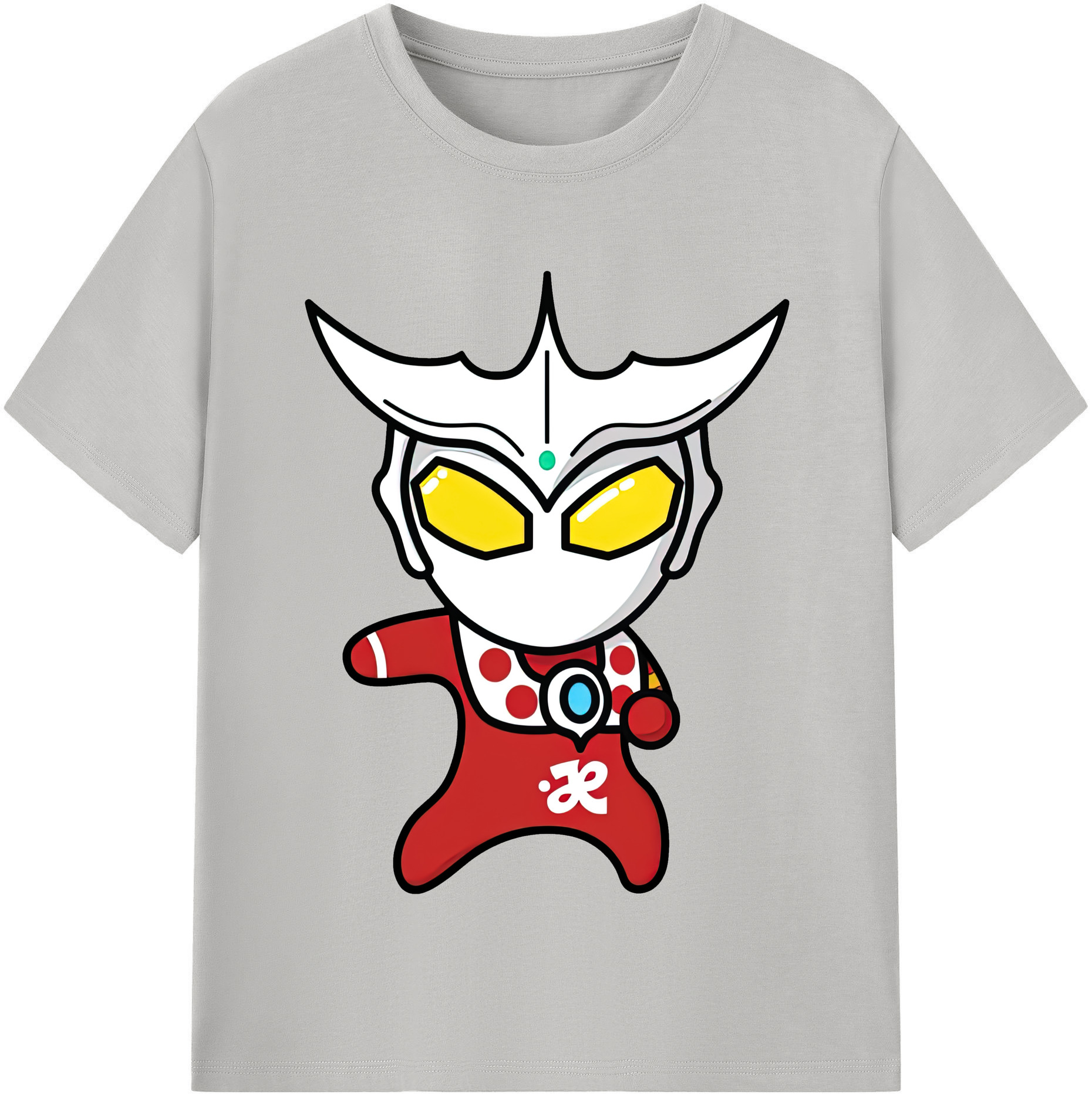 （画像用） ウルトラマン Ultraman レディースカジュアルプリントTシャツ（綿100％）