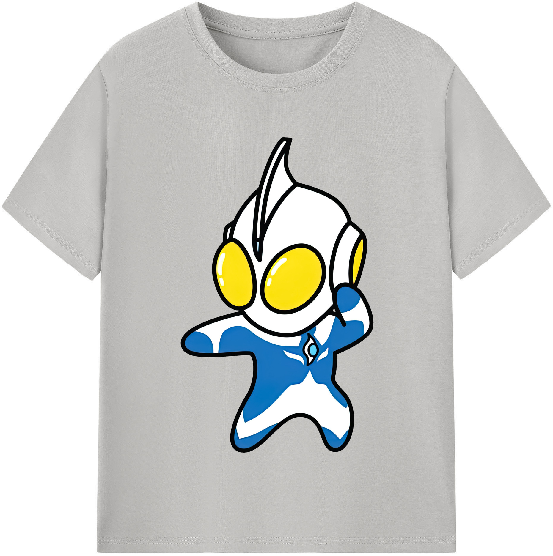 （画像用） ウルトラマン Ultraman レディースカジュアルプリントTシャツ（綿100％）