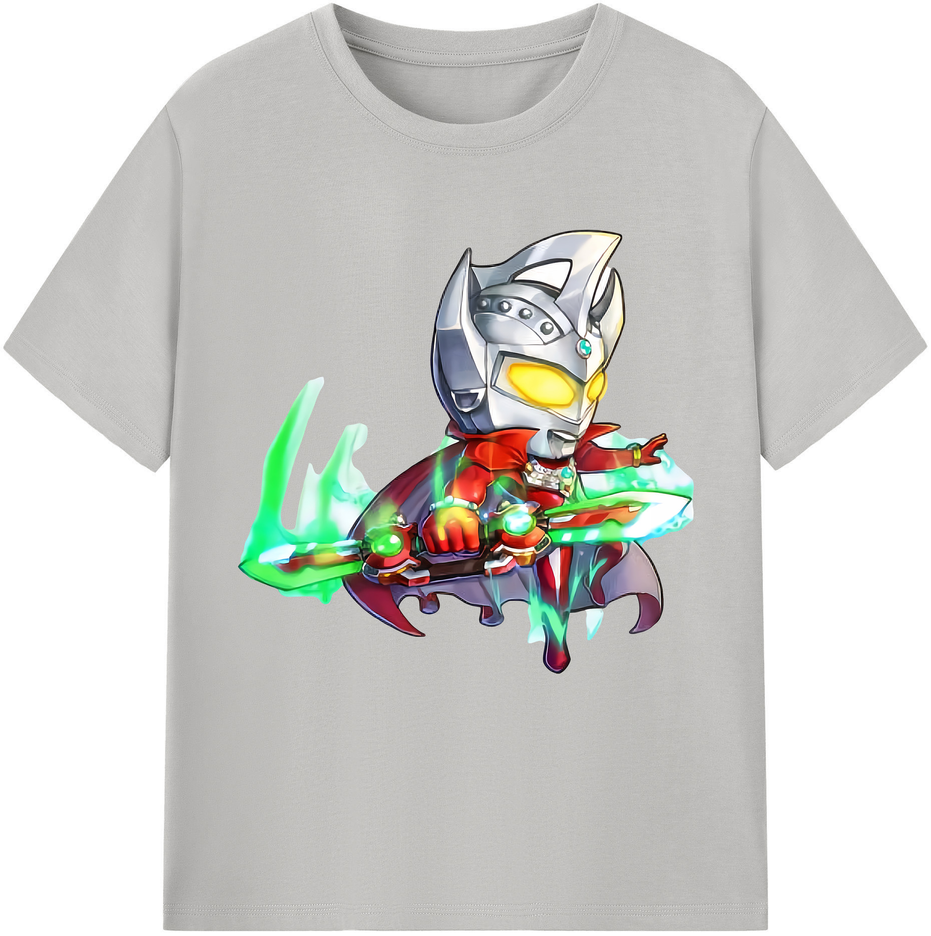 （画像用） ウルトラマン Ultraman レディースカジュアルプリントTシャツ（綿100％）