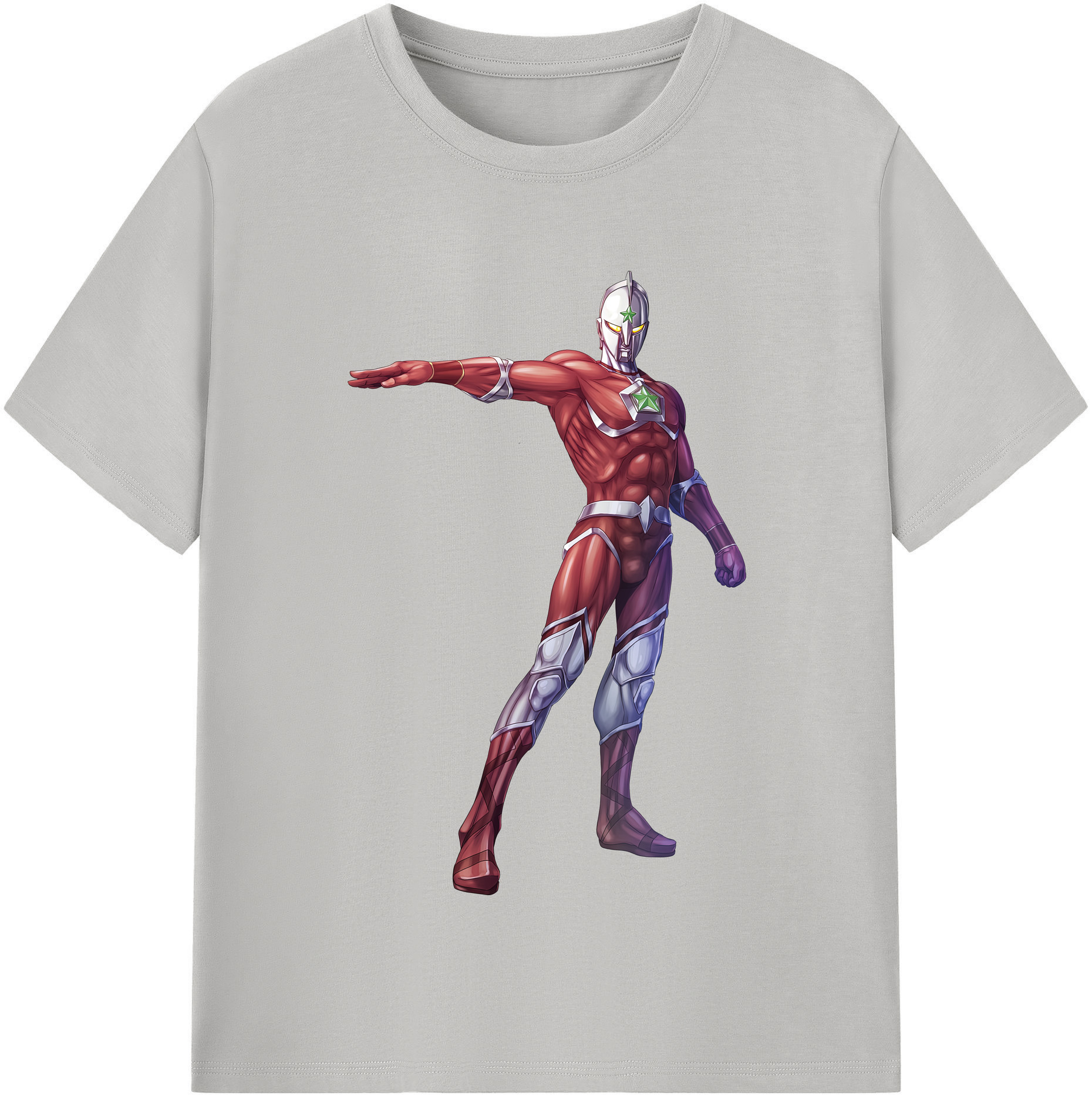 （画像用） ウルトラマン Ultraman レディースカジュアルプリントTシャツ（綿100％）