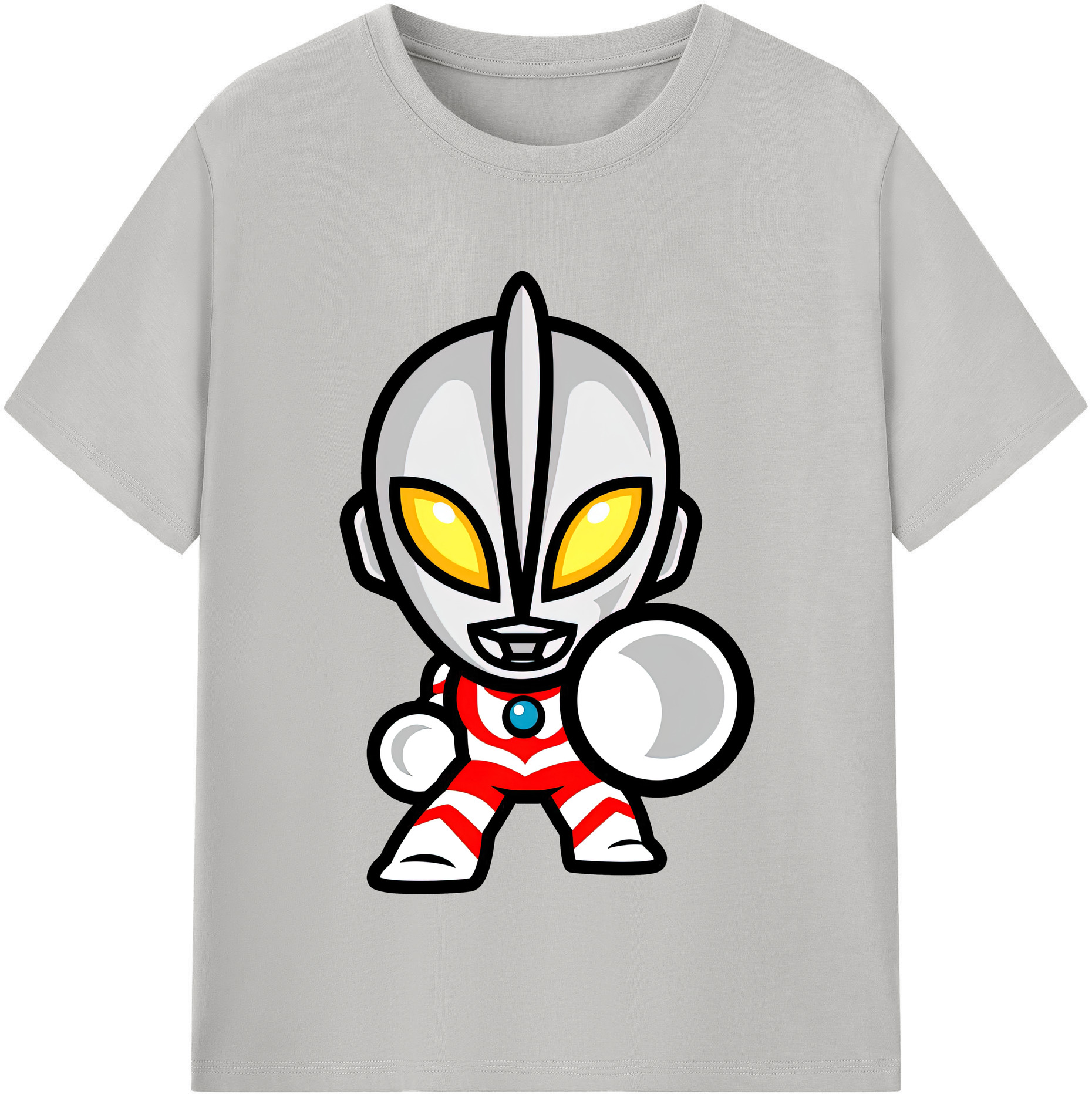 （画像用） ウルトラマン Ultraman レディースカジュアルプリントTシャツ（綿100％）