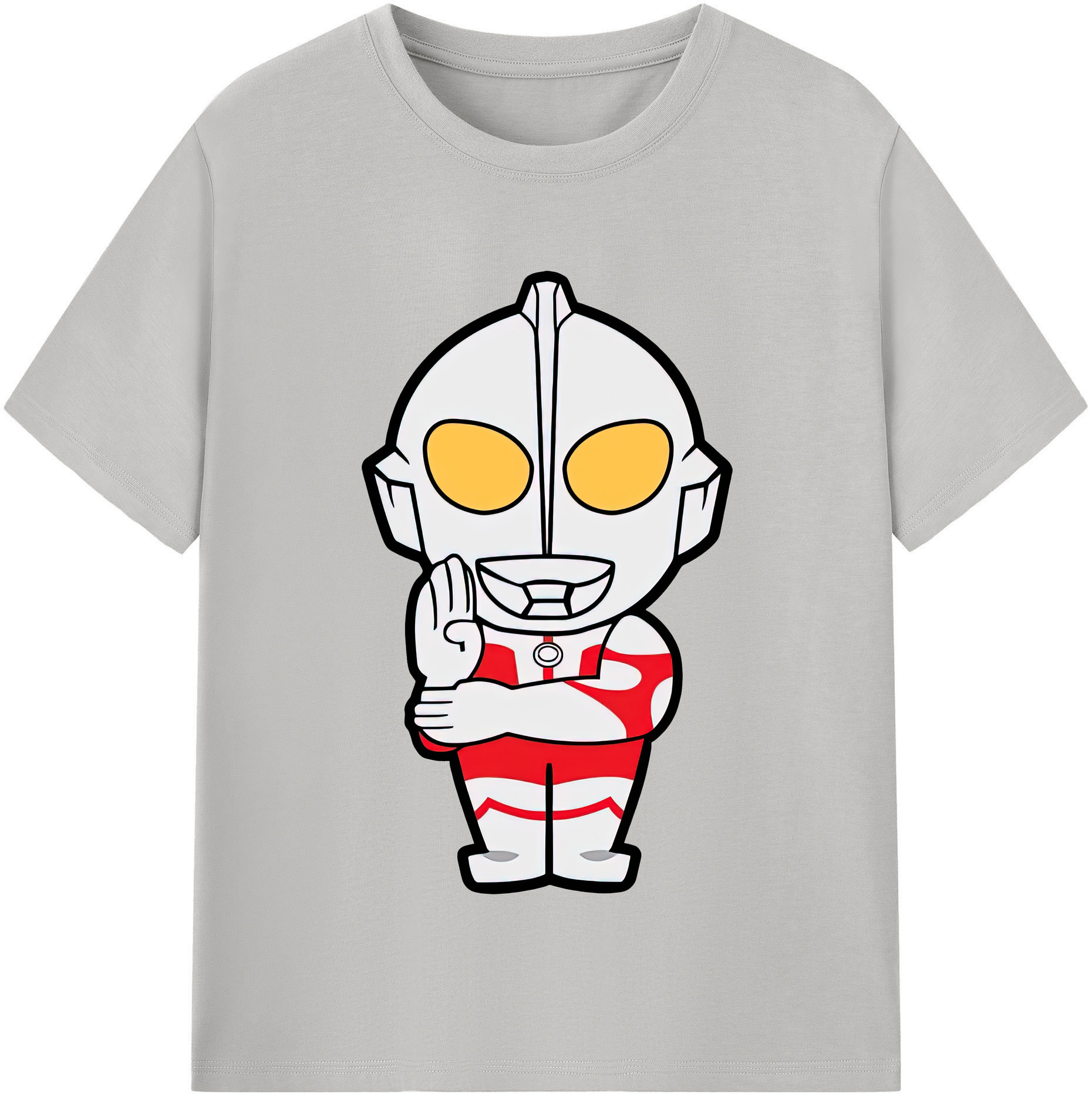 （画像用） ウルトラマン Ultraman レディースカジュアルプリントTシャツ（綿100％）