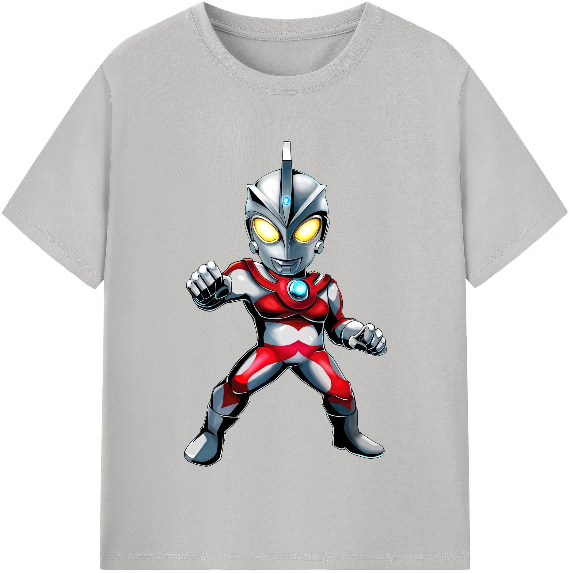 （画像用） ウルトラマン Ultraman レディースカジュアルプリントTシャツ（綿100％）