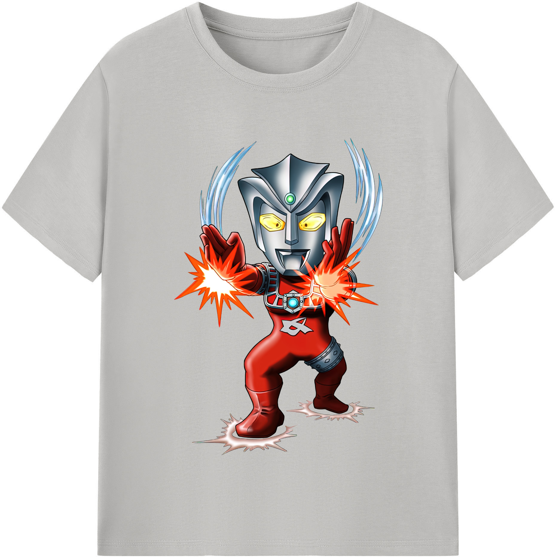 （画像用） ウルトラマン Ultraman レディースカジュアルプリントTシャツ（綿100％）