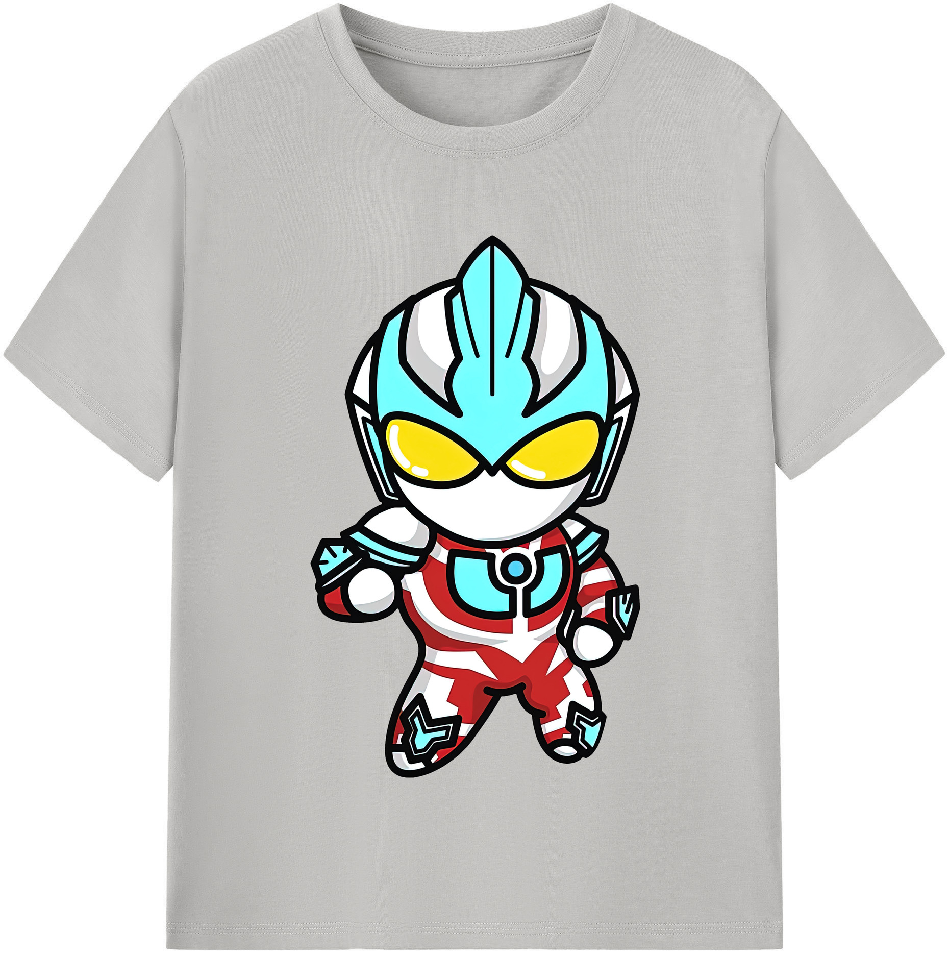 （画像用） ウルトラマン Ultraman レディースカジュアルプリントTシャツ（綿100％）