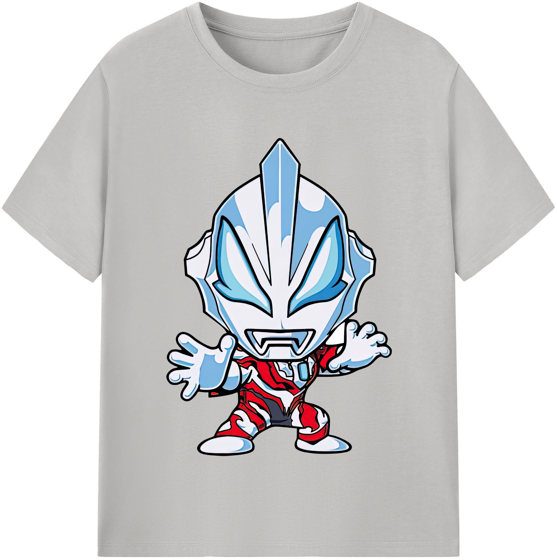 （画像用） ウルトラマン Ultraman レディースカジュアルプリントTシャツ（綿100％）