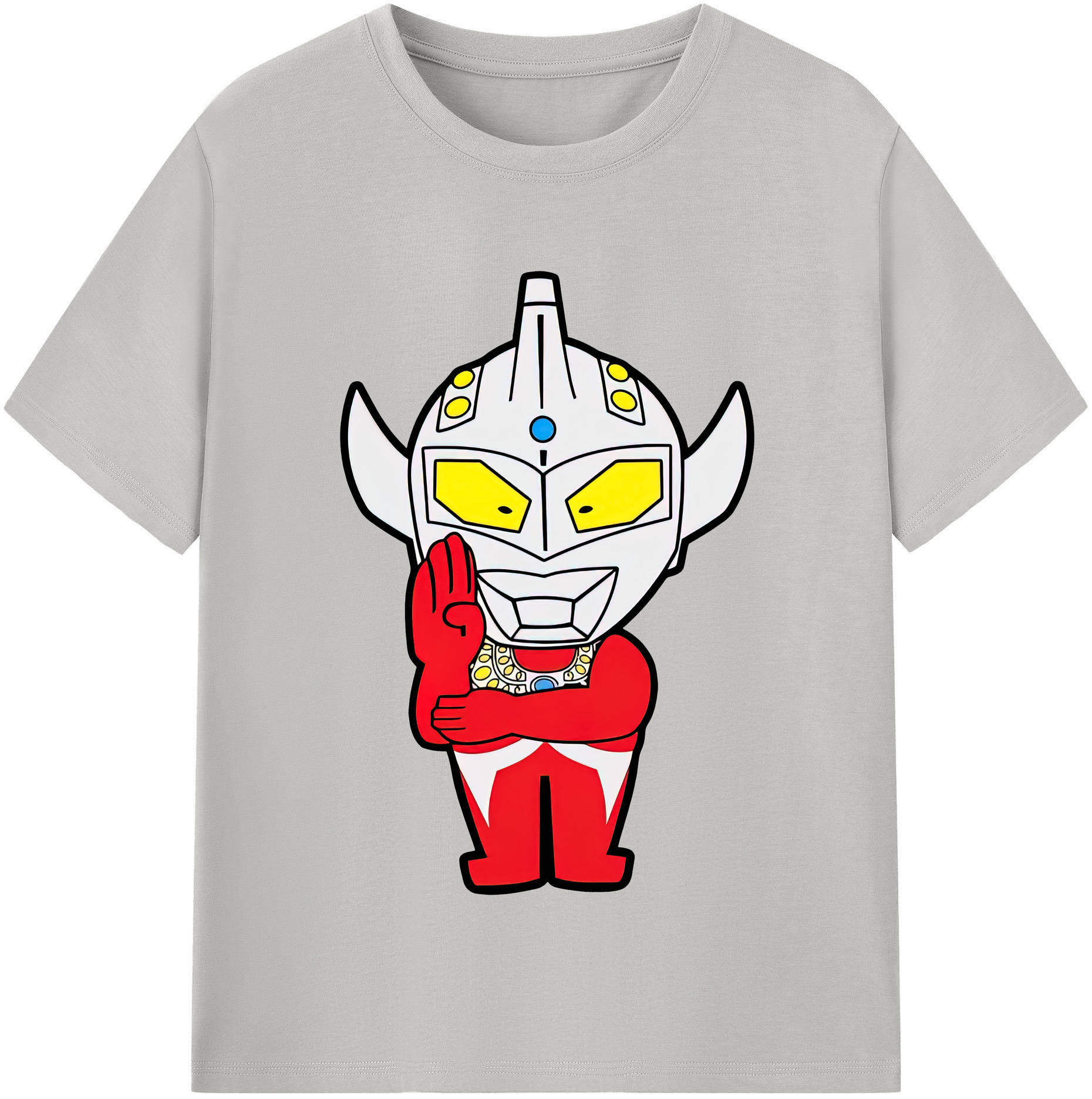（画像用） ウルトラマン Ultraman レディースカジュアルプリントTシャツ（綿100％）