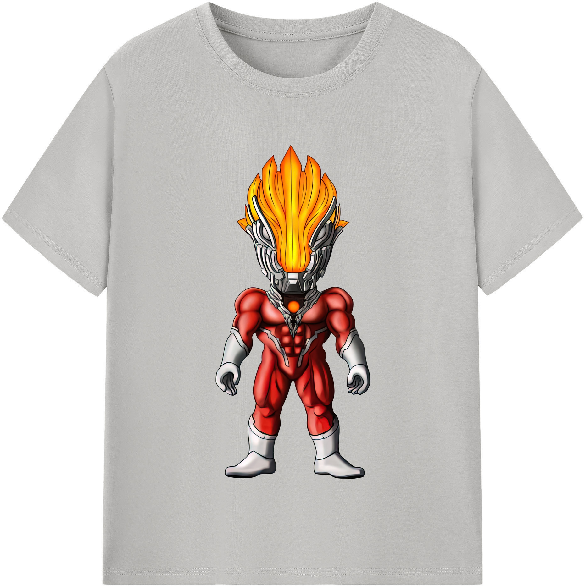 （画像用） ウルトラマン Ultraman レディースカジュアルプリントTシャツ（綿100％）