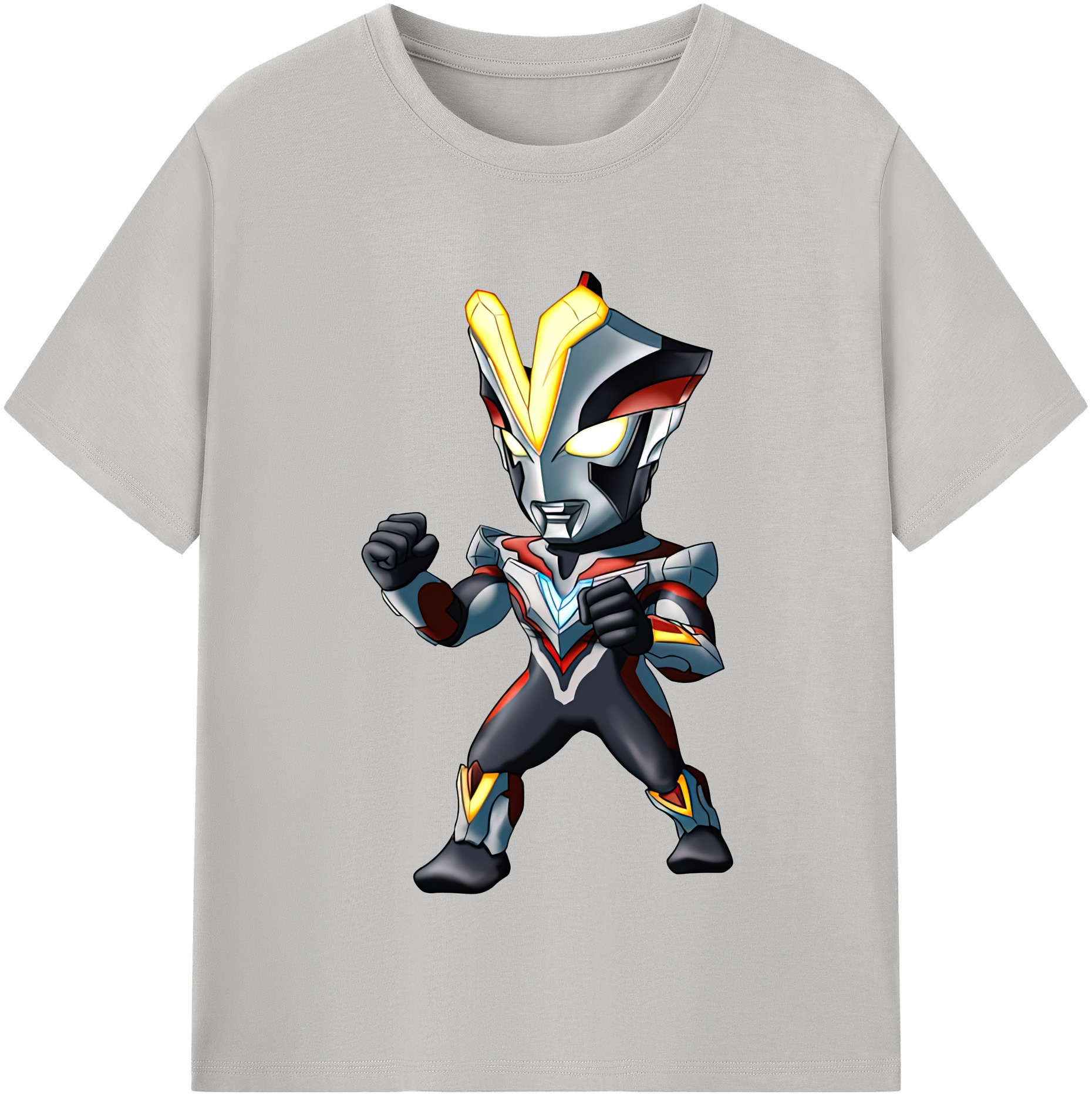 （画像用） ウルトラマン Ultraman レディースカジュアルプリントTシャツ（綿100％）