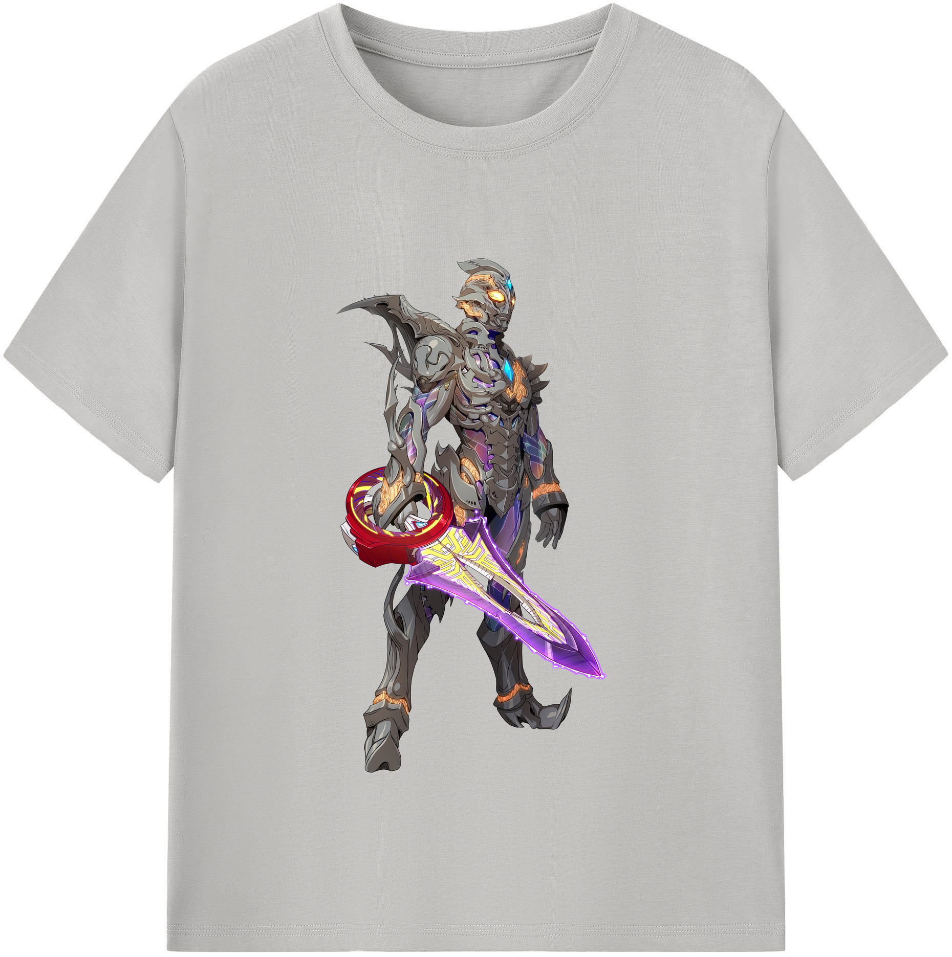 （画像用） ウルトラマン Ultraman レディースカジュアルプリントTシャツ（綿100％）
