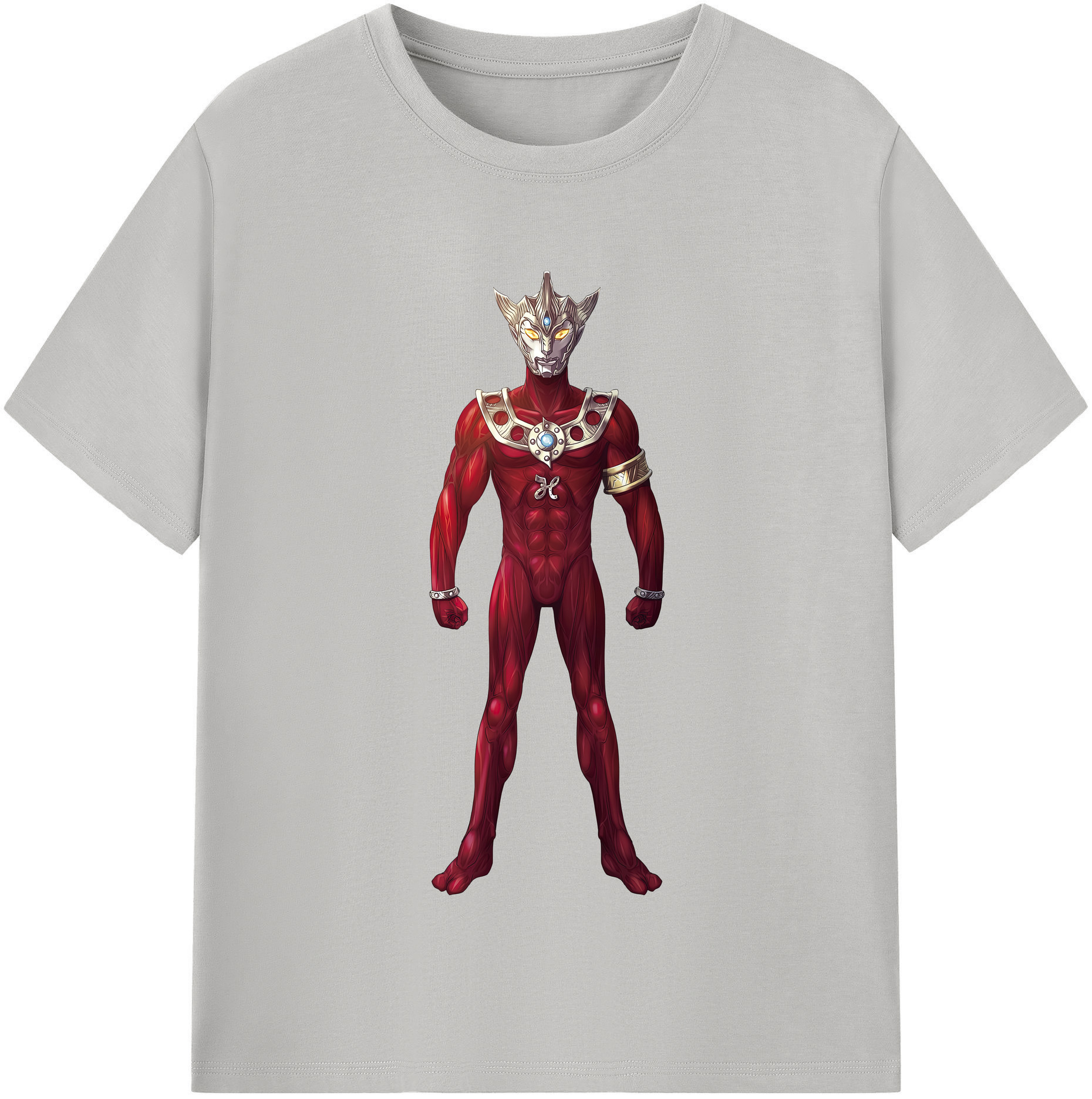 （画像用） ウルトラマン Ultraman レディースカジュアルプリントTシャツ（綿100％）