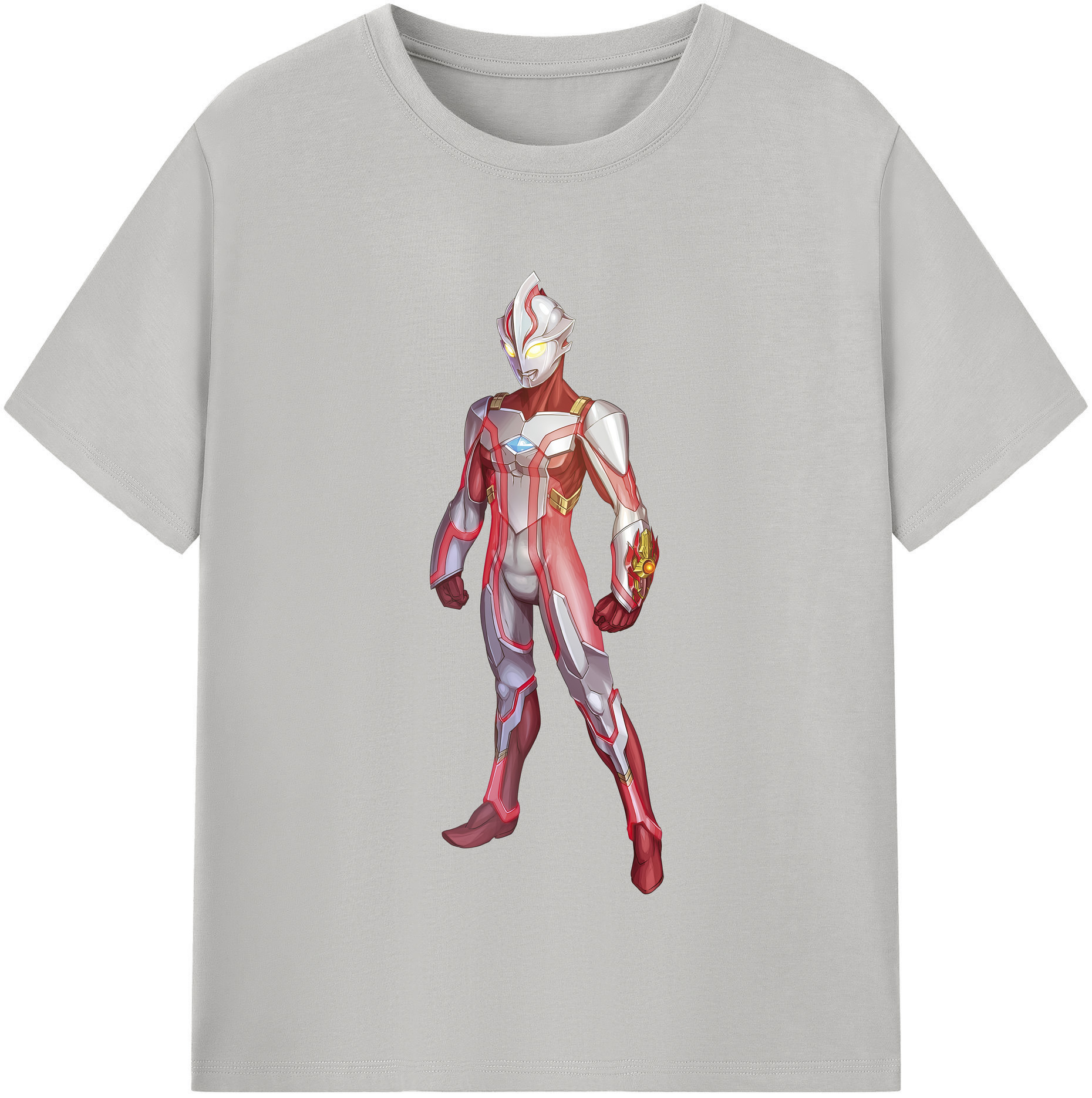 （画像用） ウルトラマン Ultraman レディースカジュアルプリントTシャツ（綿100％）