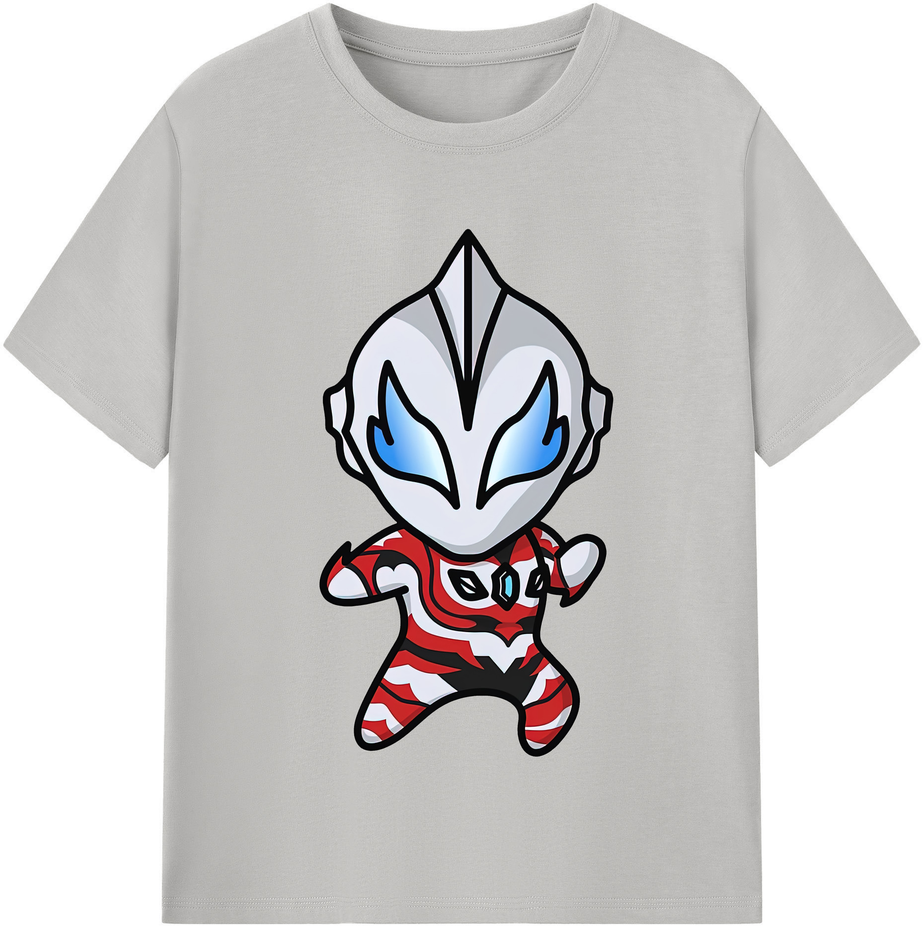 （画像用） ウルトラマン Ultraman レディースカジュアルプリントTシャツ（綿100％）