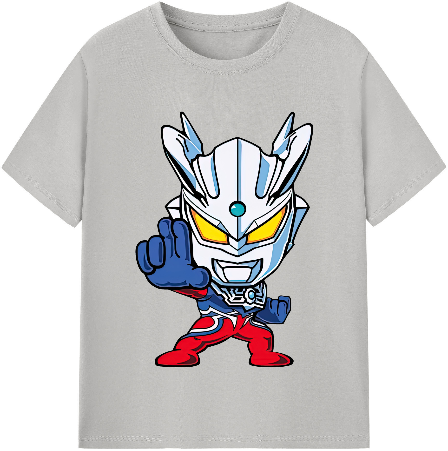 （画像用） ウルトラマン Ultraman レディースカジュアルプリントTシャツ（綿100％）