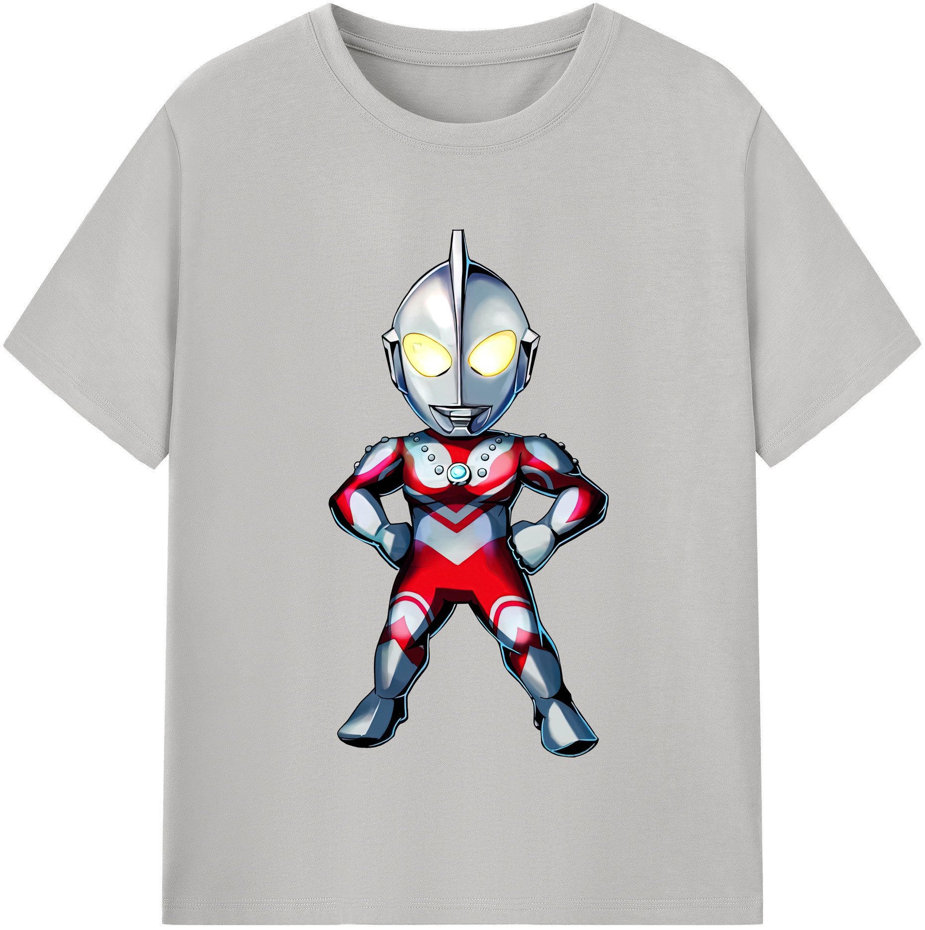 （画像用） ウルトラマン Ultraman レディースカジュアルプリントTシャツ（綿100％）