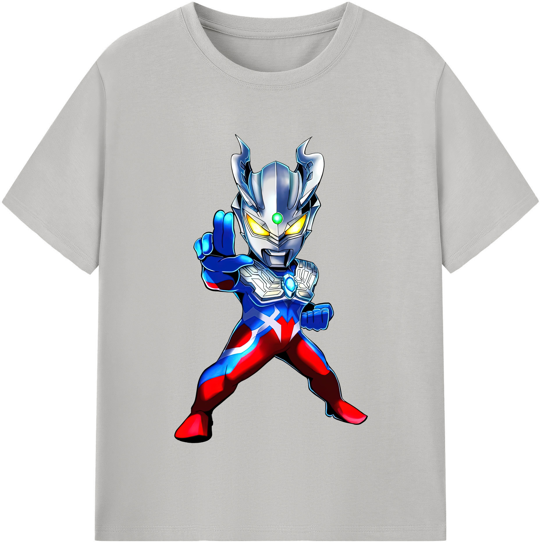 （画像用） ウルトラマン Ultraman レディースカジュアルプリントTシャツ（綿100％）