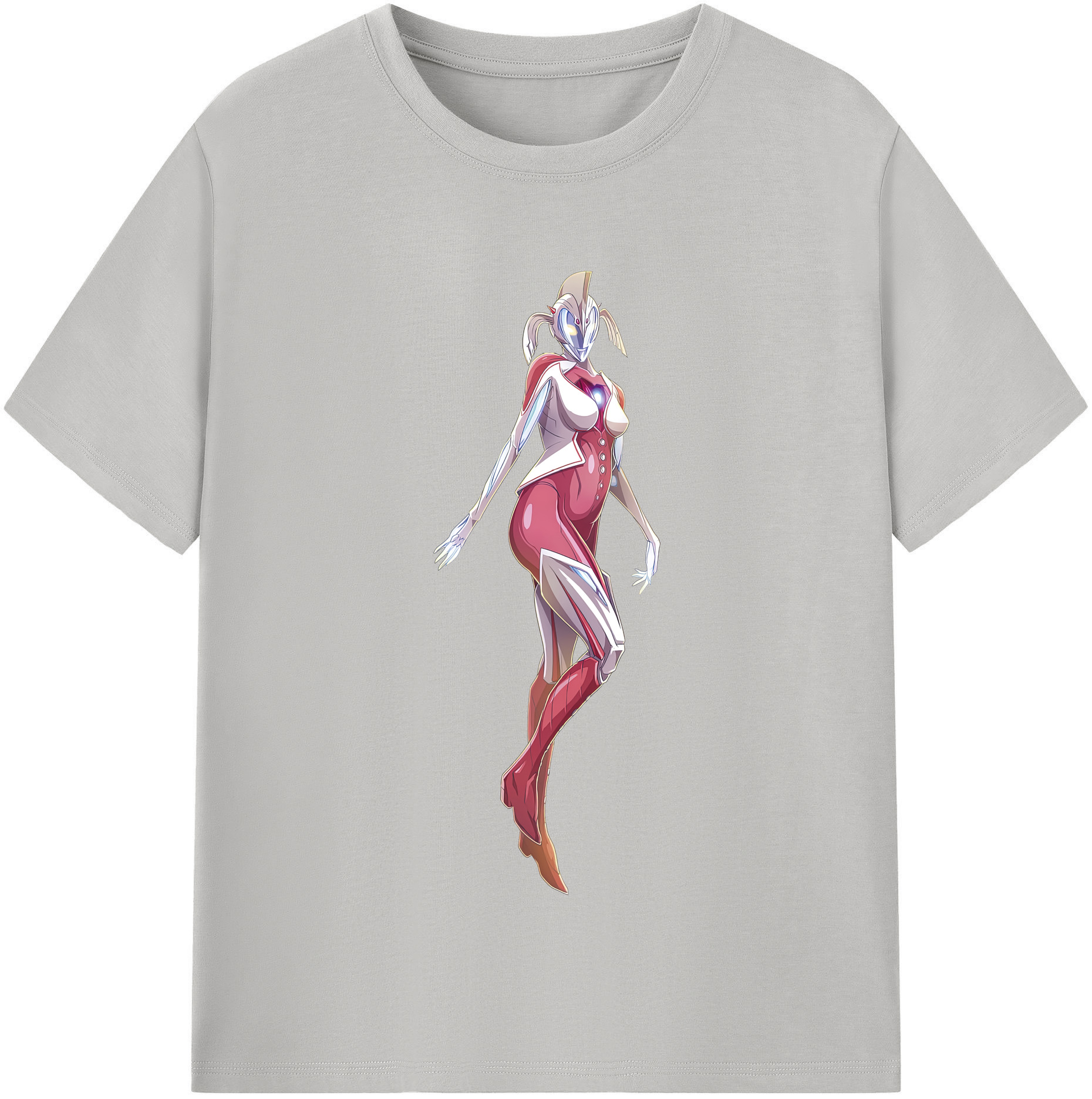 （画像用） ウルトラマン Ultraman レディースカジュアルプリントTシャツ（綿100％）