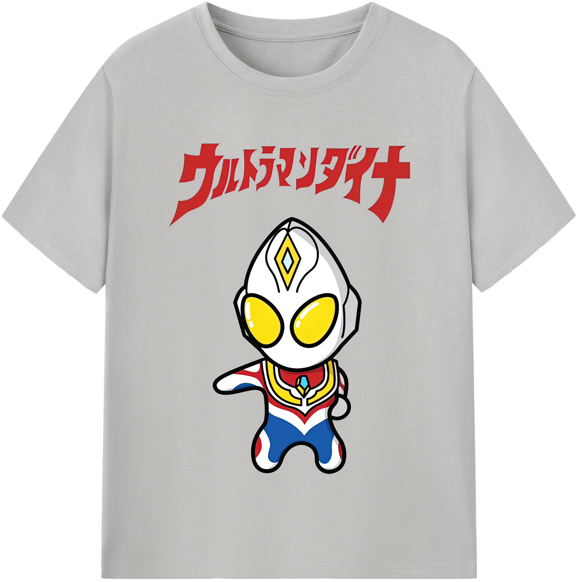 （画像用） ウルトラマン Ultraman レディースカジュアルプリントTシャツ（綿100％）