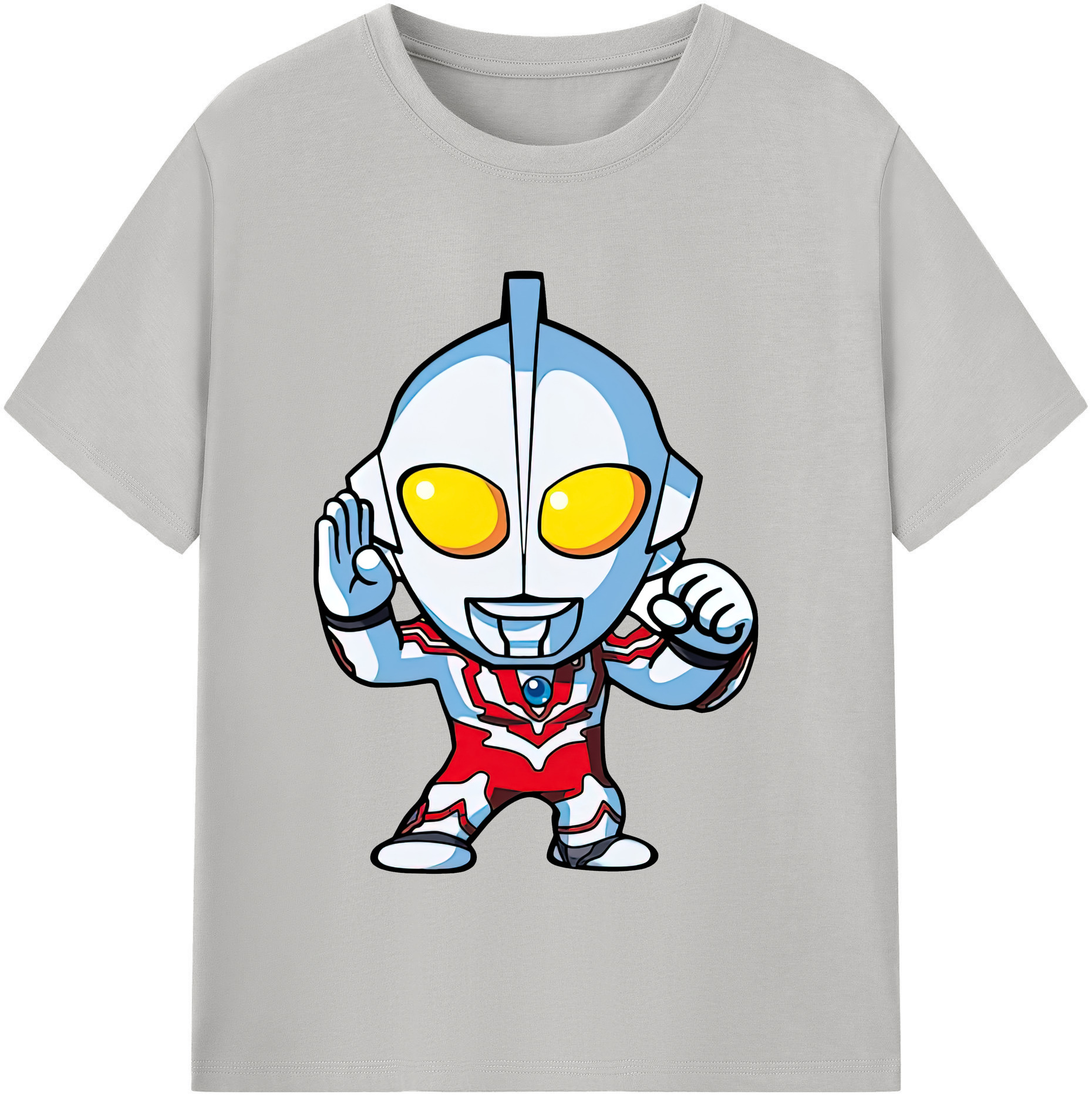 （画像用） ウルトラマン Ultraman レディースカジュアルプリントTシャツ（綿100％）