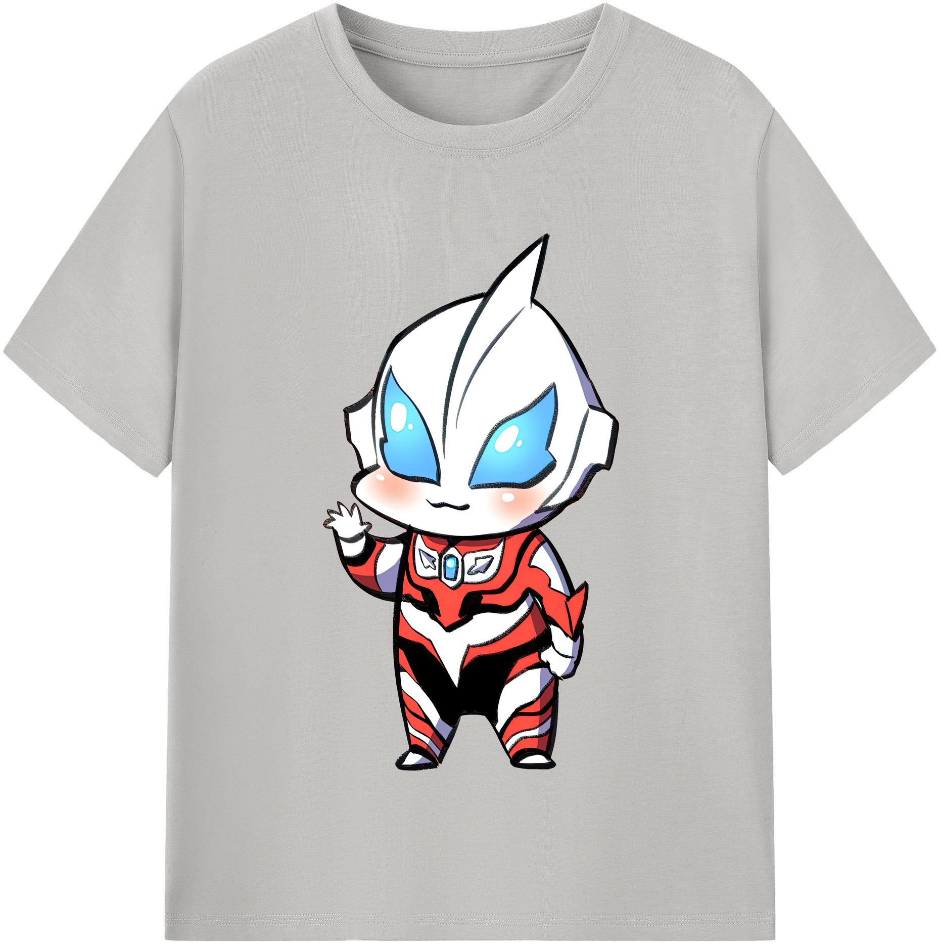 （画像用） ウルトラマン Ultraman レディースカジュアルプリントTシャツ（綿100％）