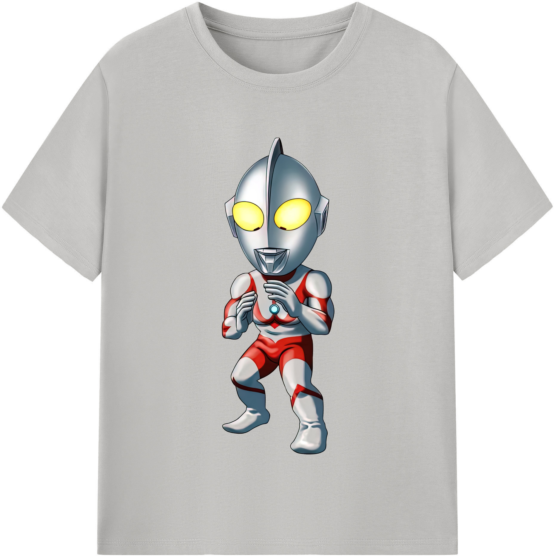 （画像用） ウルトラマン Ultraman レディースカジュアルプリントTシャツ（綿100％）