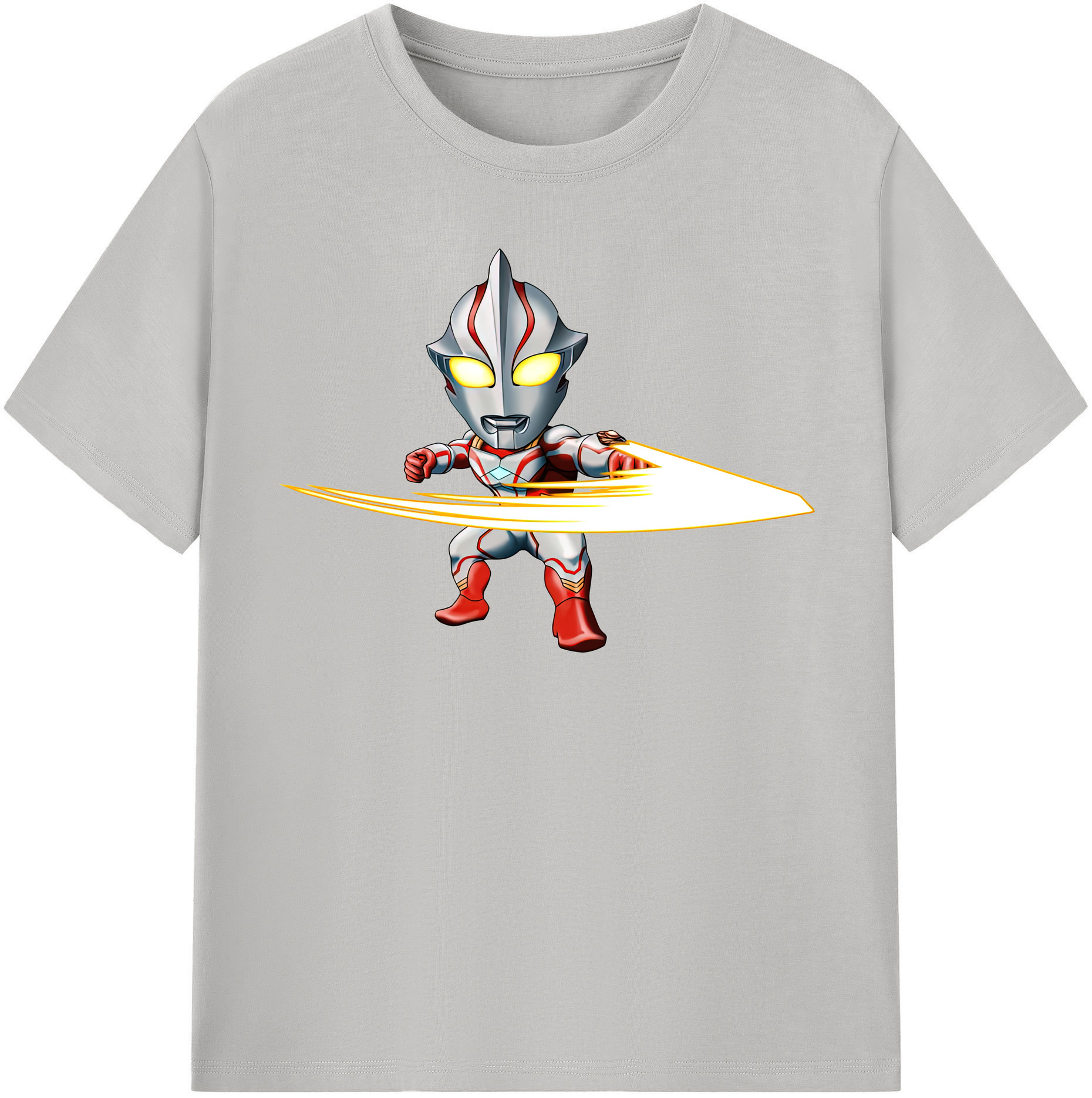 （画像用） ウルトラマン Ultraman レディースカジュアルプリントTシャツ（綿100％）