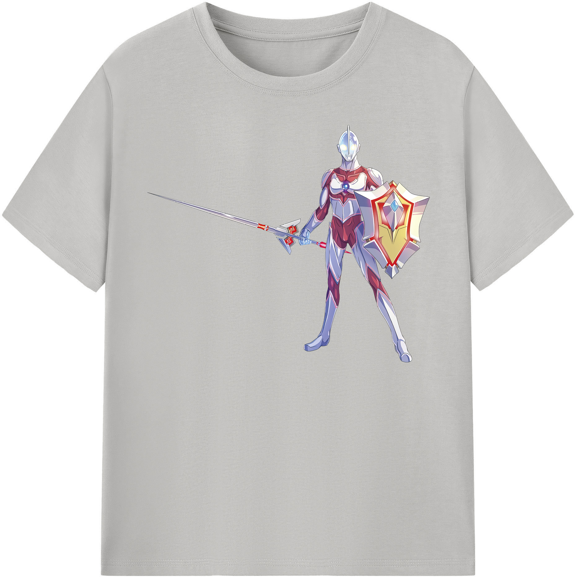 （画像用） ウルトラマン Ultraman レディースカジュアルプリントTシャツ（綿100％）