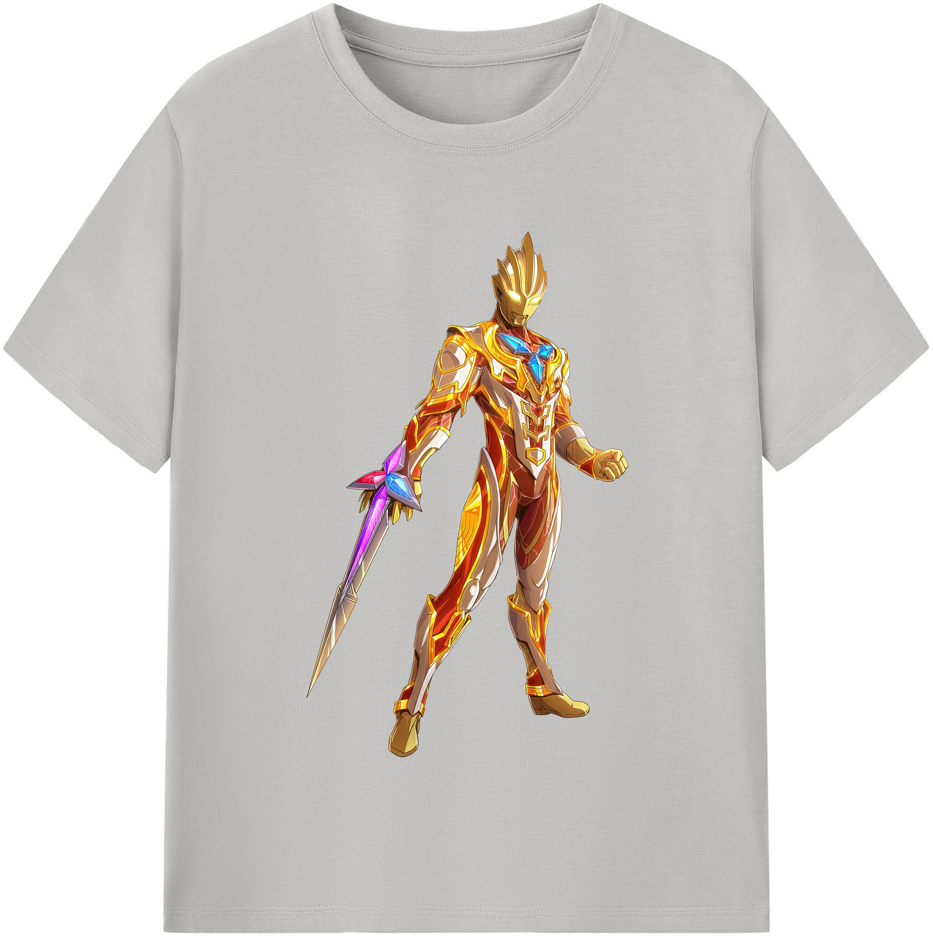 （画像用） ウルトラマン Ultraman レディースカジュアルプリントTシャツ（綿100％）