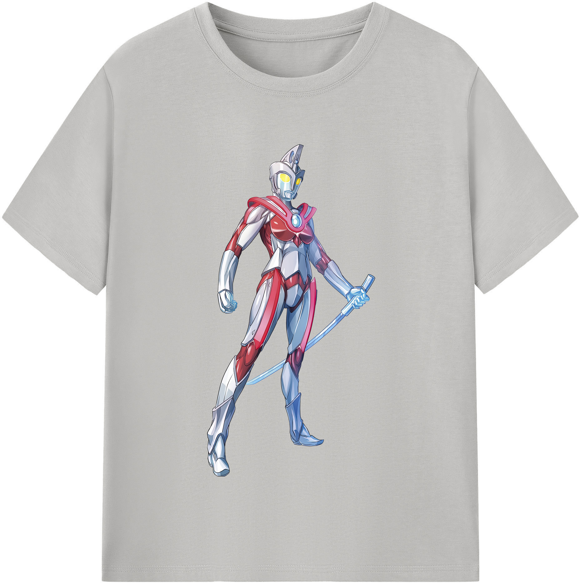 （画像用） ウルトラマン Ultraman レディースカジュアルプリントTシャツ（綿100％）